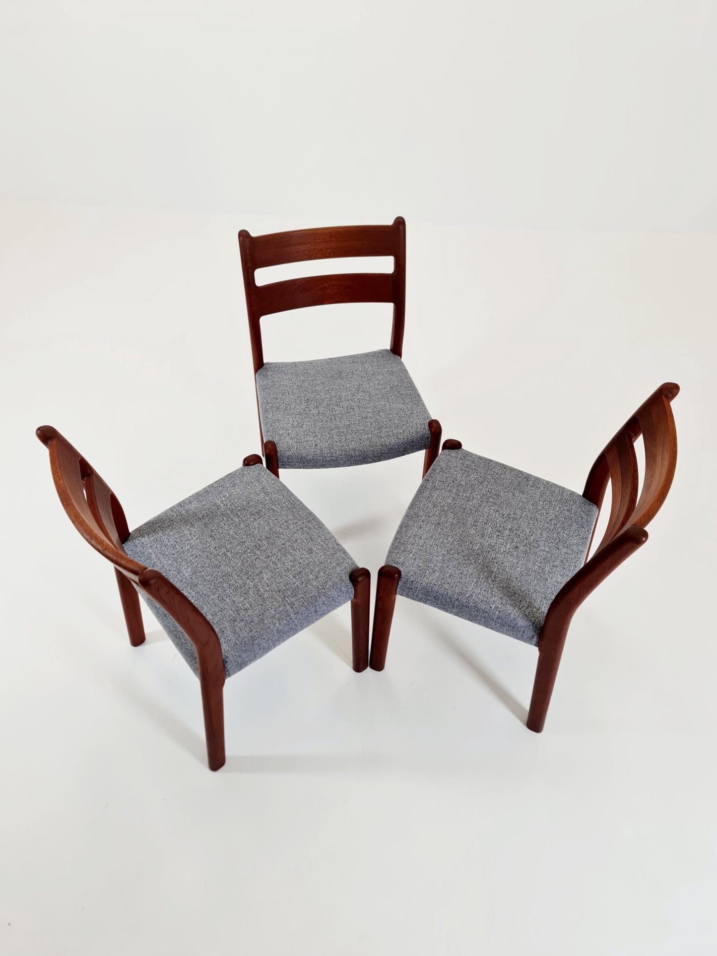 1 of 3 Vintage Danish Teak chairs By EMC Möbler ,1960s