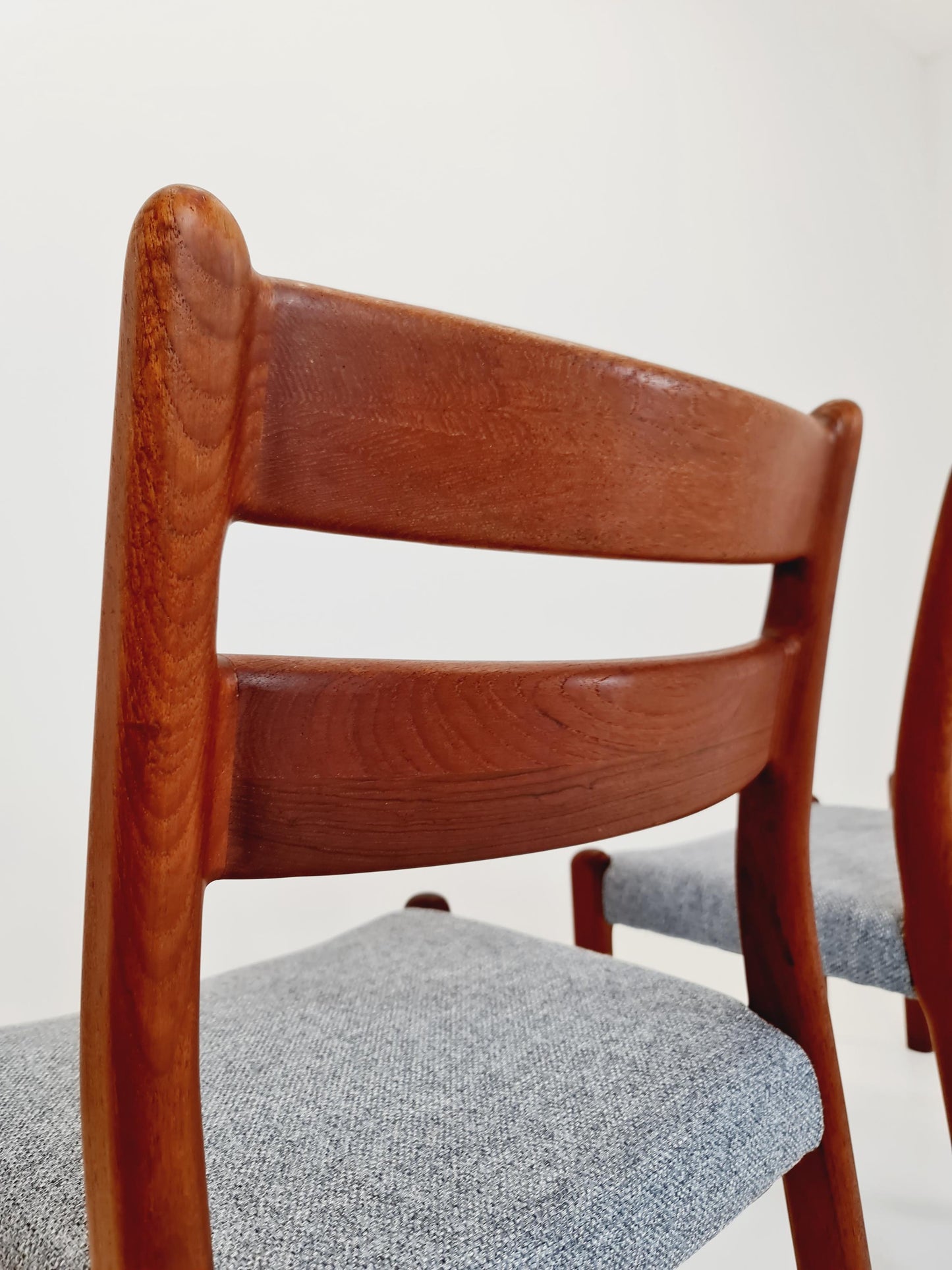 1 of 3 Vintage Danish Teak chairs By EMC Möbler ,1960s