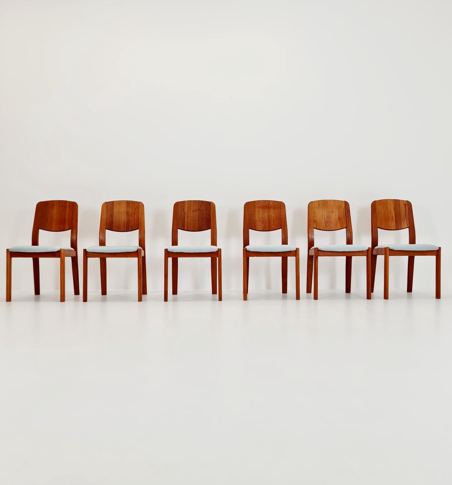 Midcentury teak Dining chairs by Niels Koefoed, 1960s, set of 6
