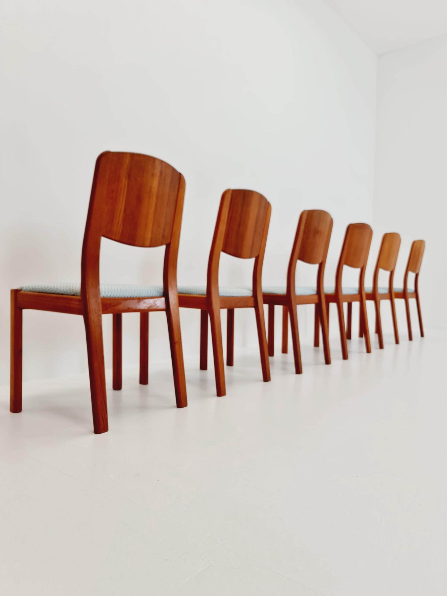 Midcentury teak Dining chairs by Niels Koefoed, 1960s, set of 6