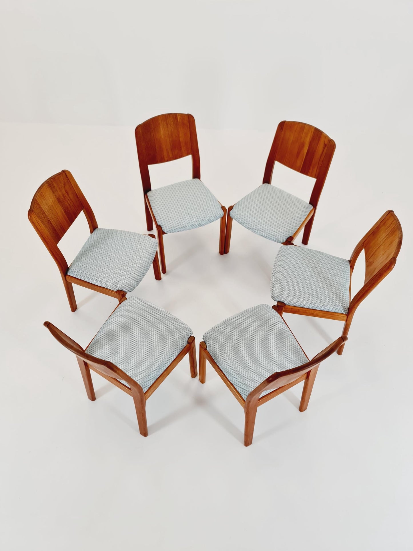 Midcentury teak Dining chairs by Niels Koefoed, 1960s, set of 6