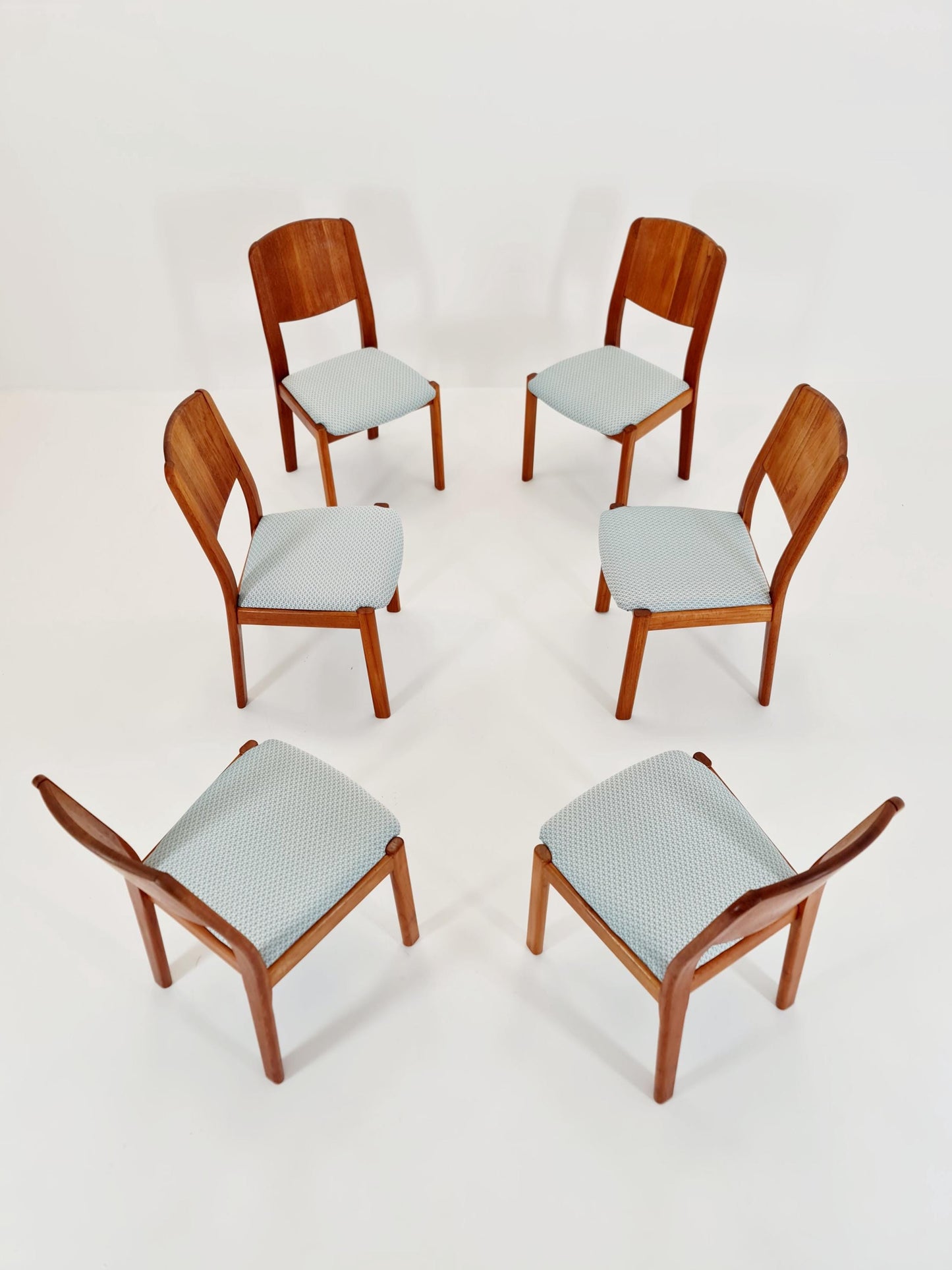 Midcentury teak Dining chairs by Niels Koefoed, 1960s, set of 6