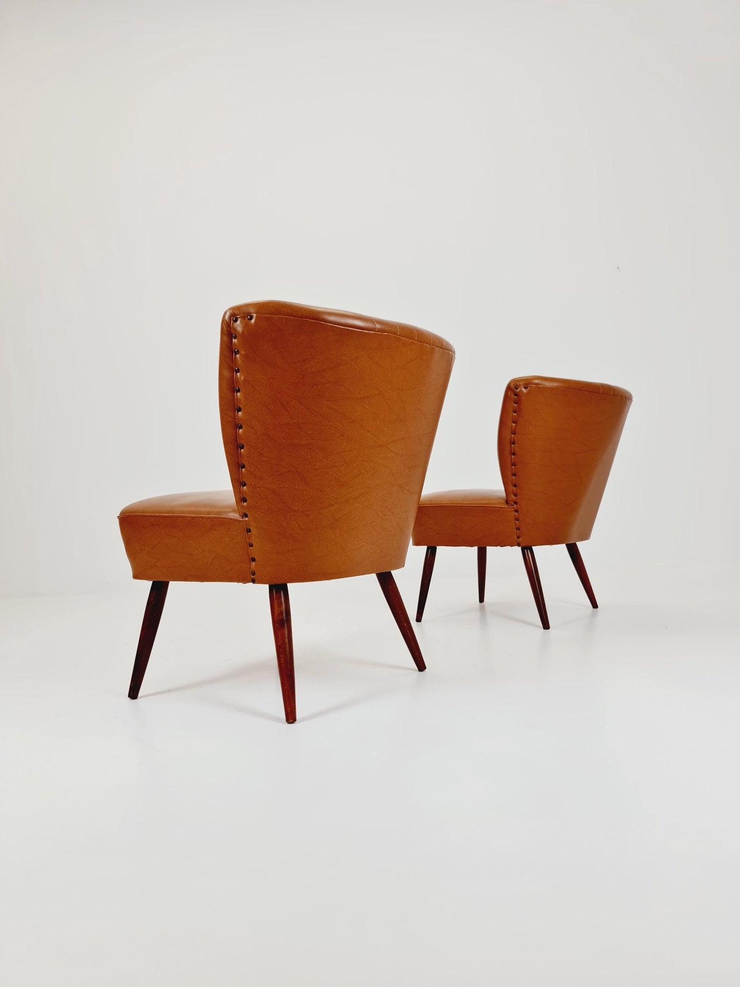 Midcentury German Cocktail Chair Rockabilly Set of 2 ,1950s