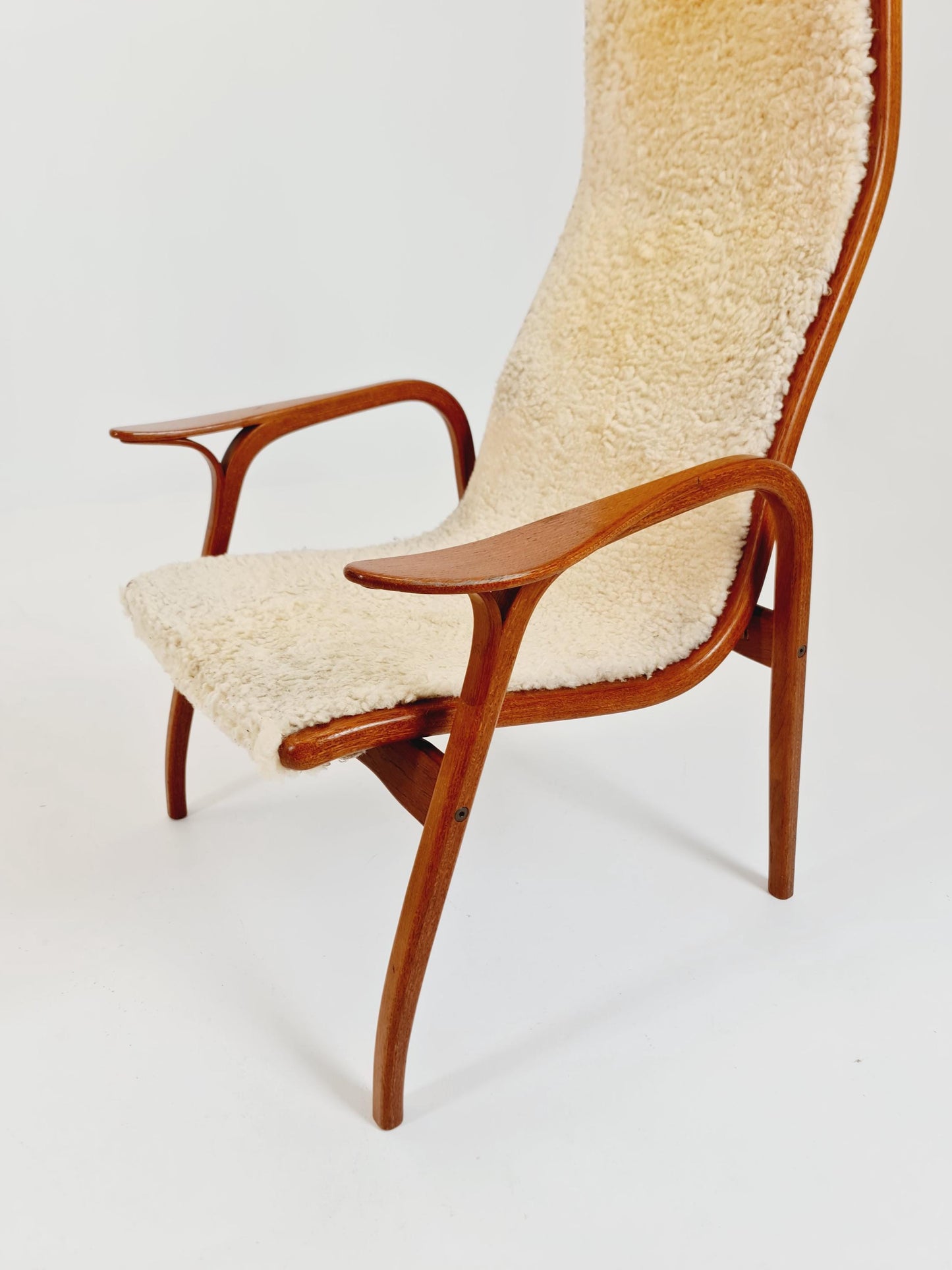Mid century Lamino Armchair and foot stool By Yngve Ekstöm For Swedese 1960