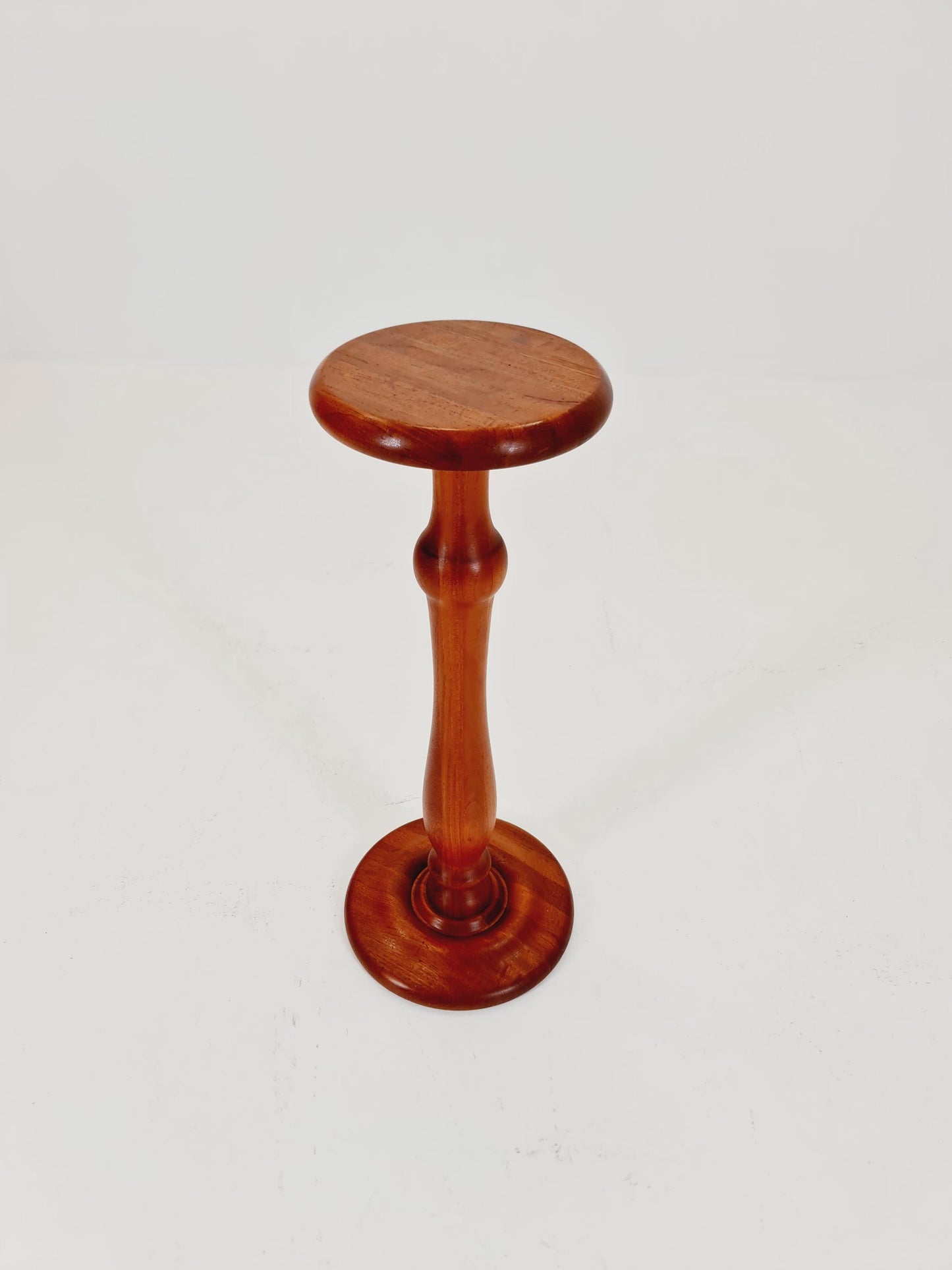 Vintage solid teak plant stand Denmark 1960