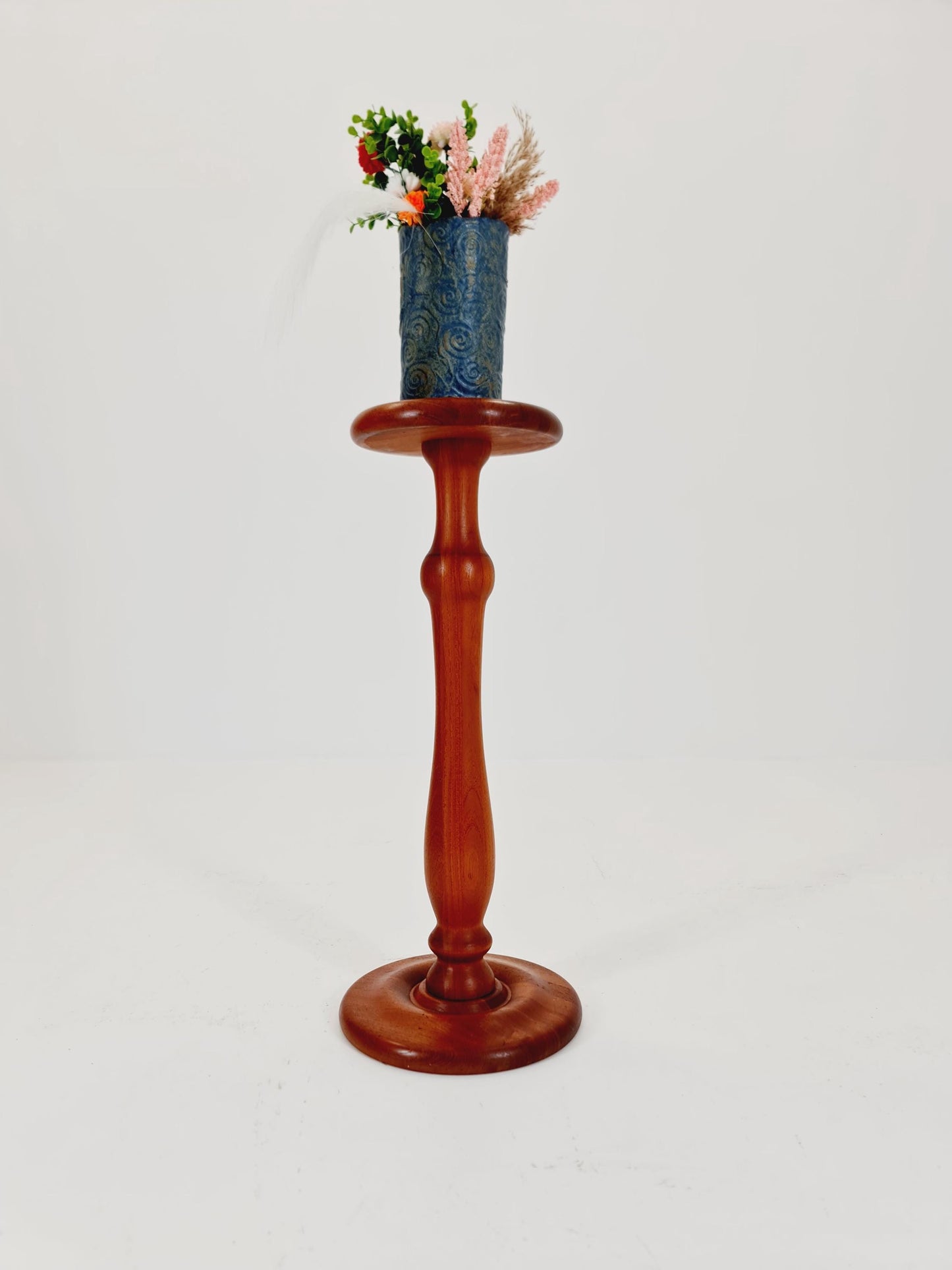 Vintage solid teak plant stand Denmark 1960