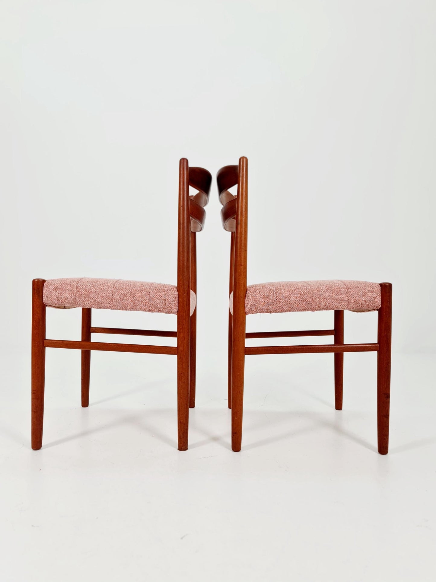 Swedish teak dining chairs by Carl Ekström for Albin Johansson 1960s, set of 2