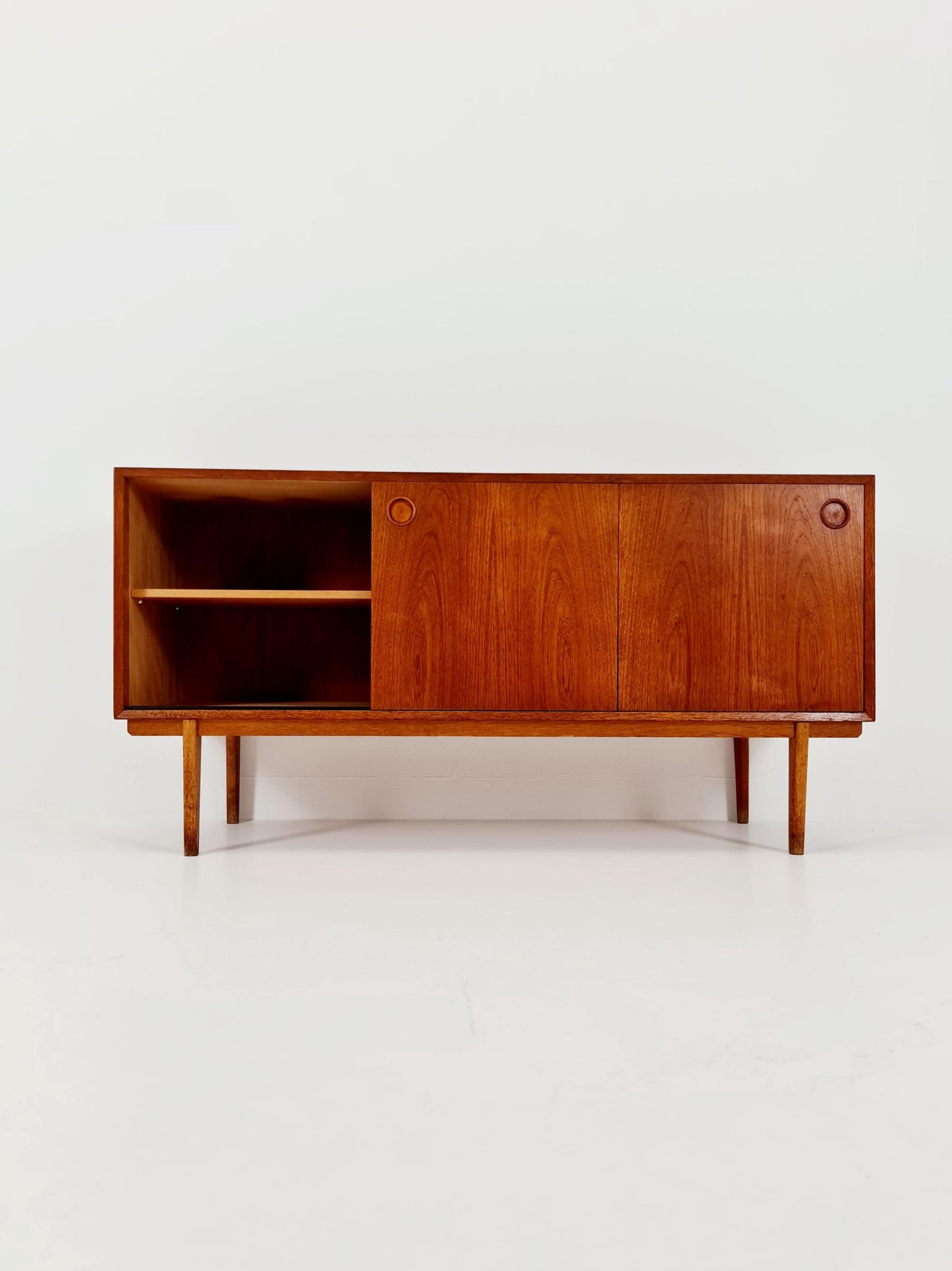Mid Century Modern Swedish walnut sideboard by B. Fridhagen for Bodafors, 1964