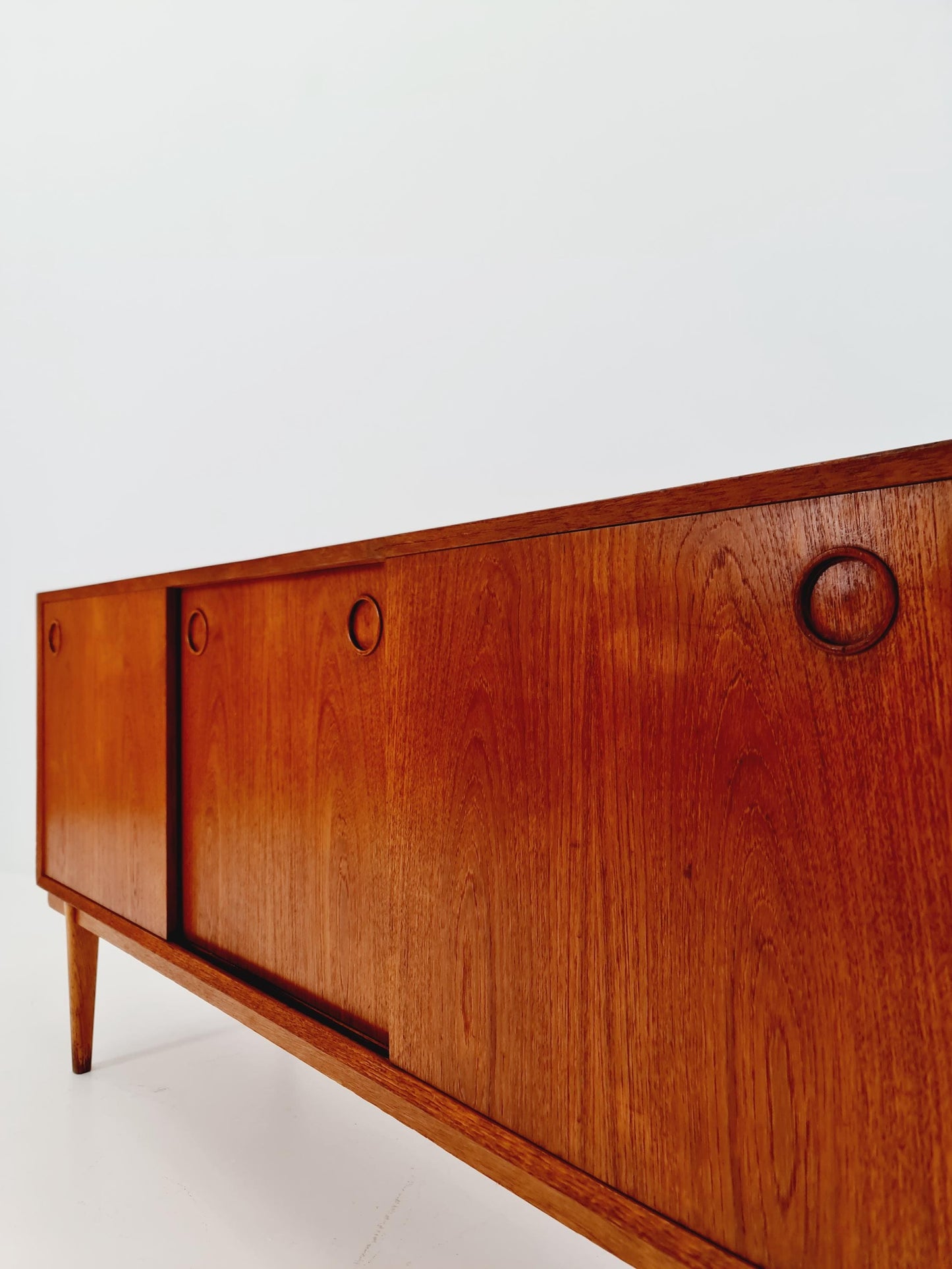 Mid Century Modern Swedish walnut sideboard by B. Fridhagen for Bodafors, 1964