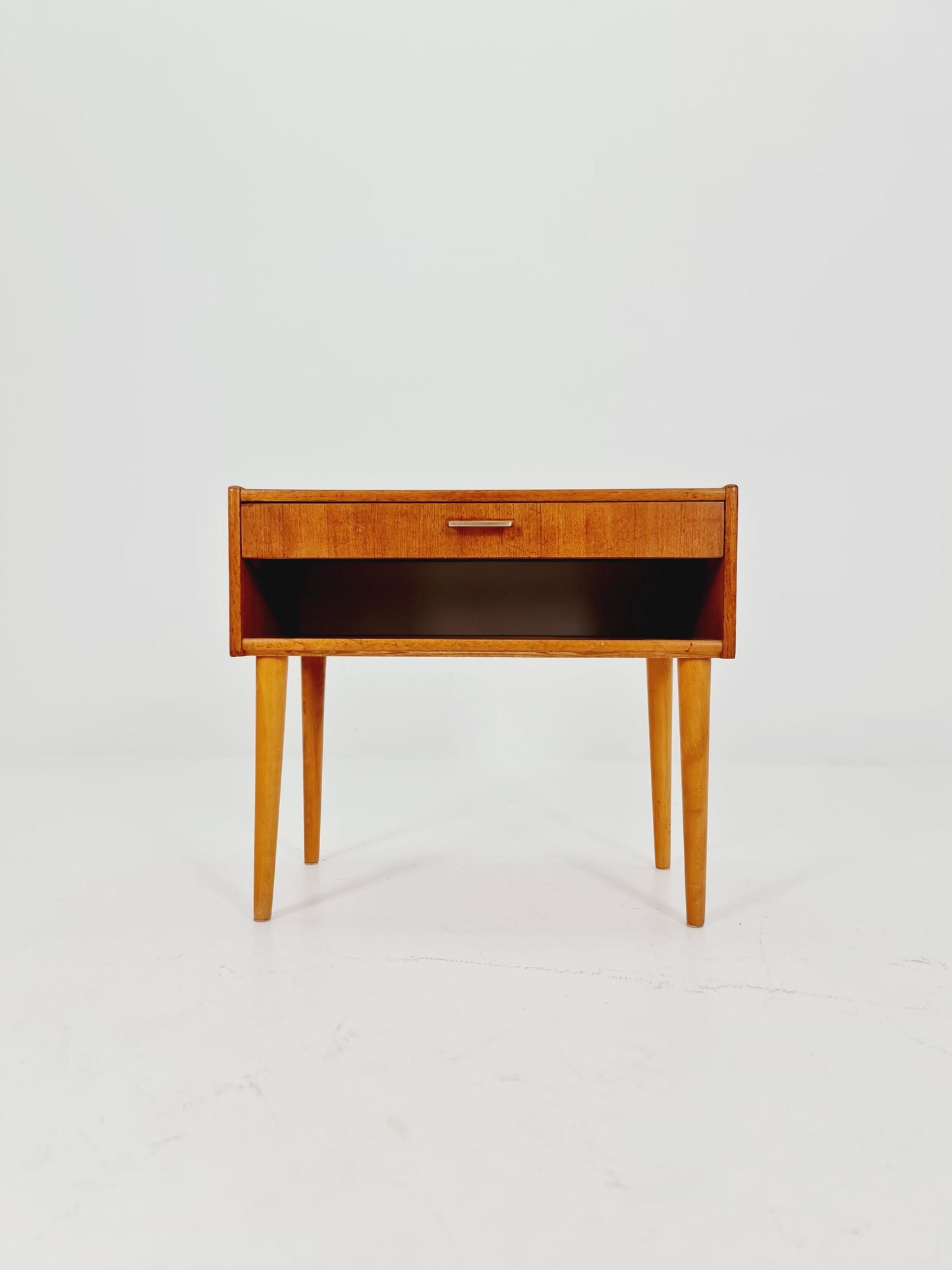 Mid century Scandinavian teak side table / bedside table, 1960s