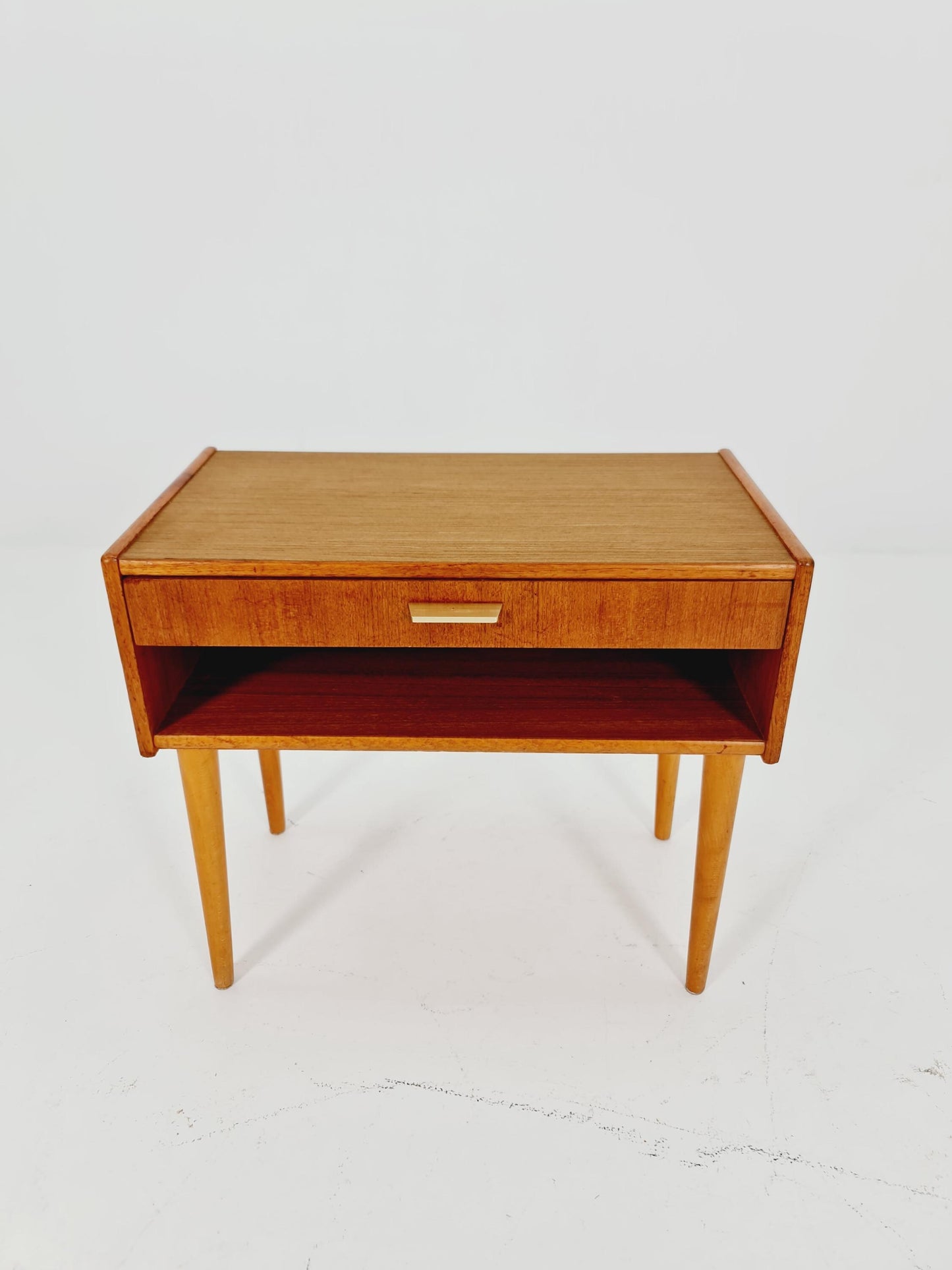 Mid century Scandinavian teak side table / bedside table, 1960s