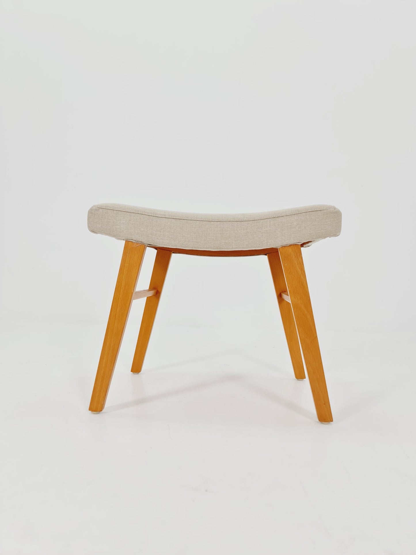 Mid century modern German ottoman/footstool make up stool from the 50s