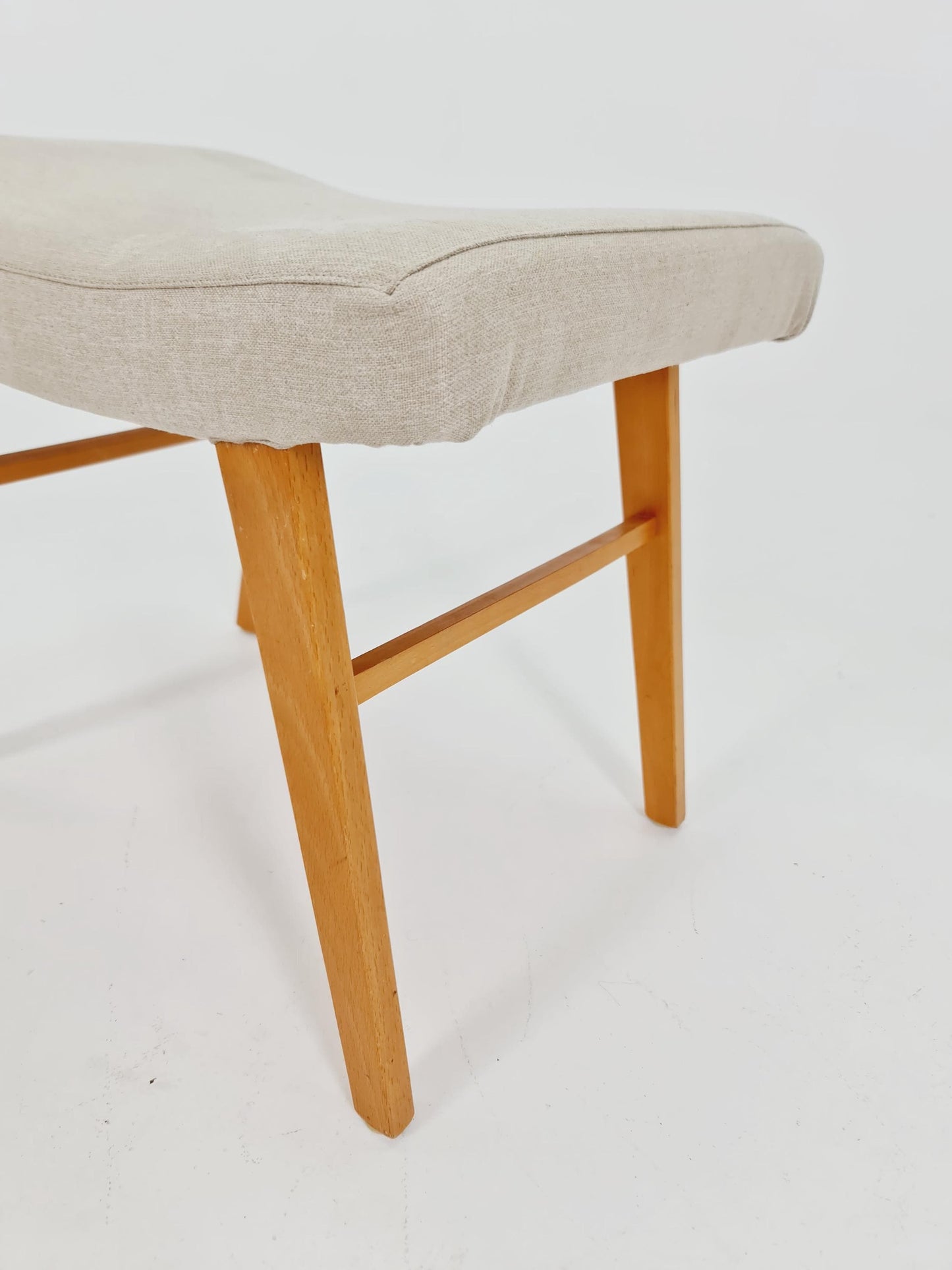 Mid century modern German ottoman/footstool make up stool from the 50s