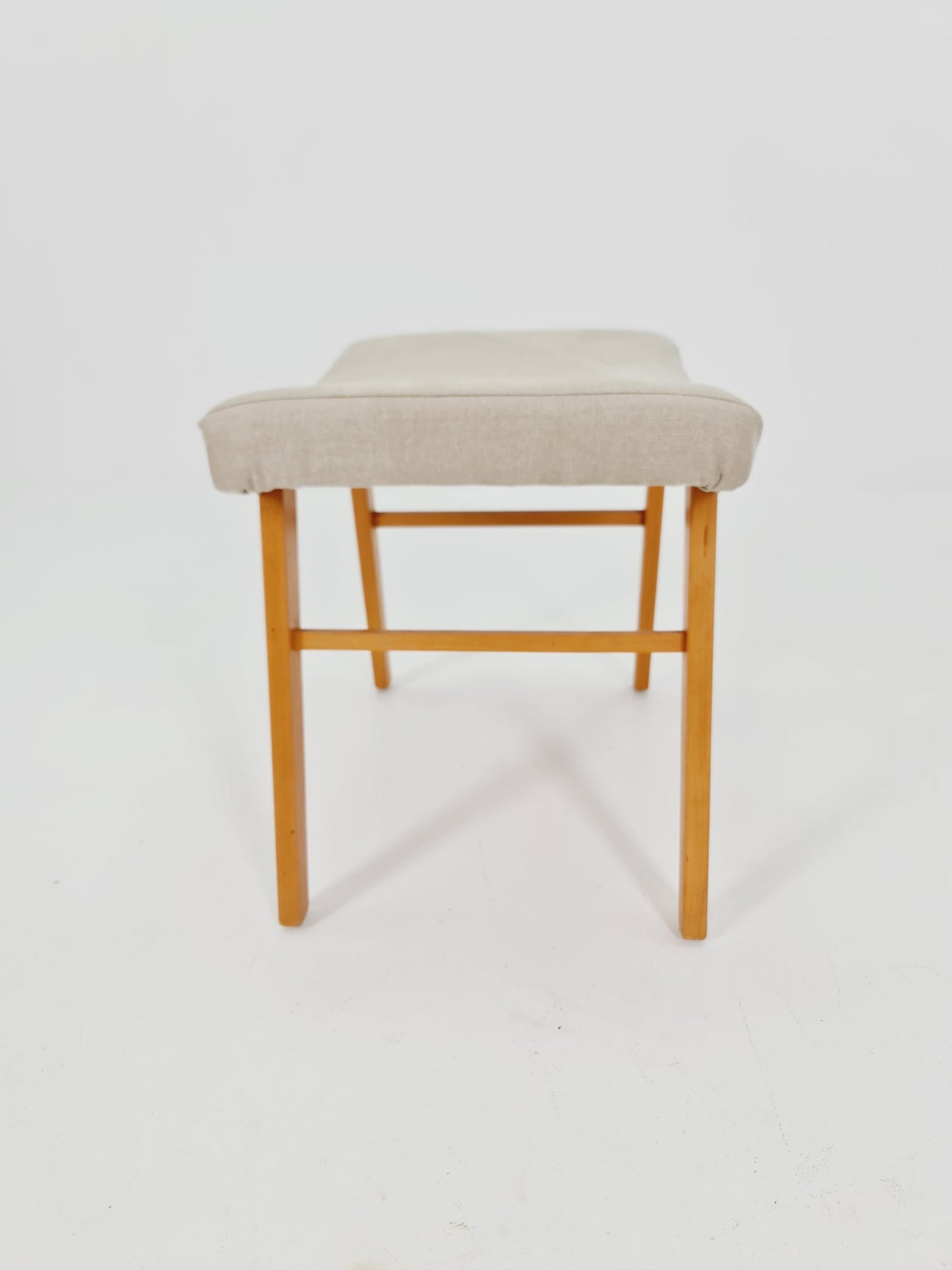 Mid century modern German ottoman/footstool make up stool from the 50s