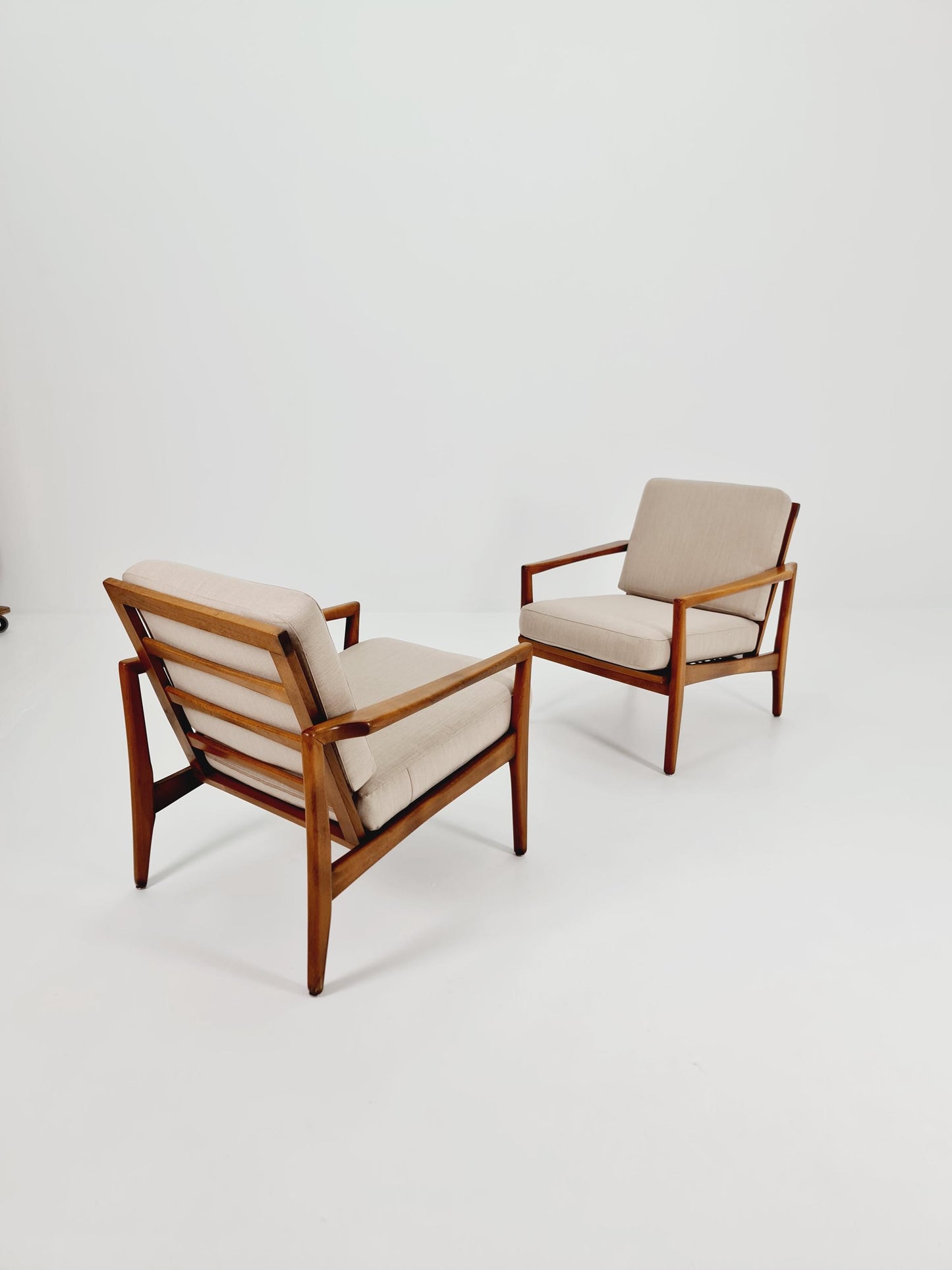 Mid-century pair of German lounge armchair, 1960s