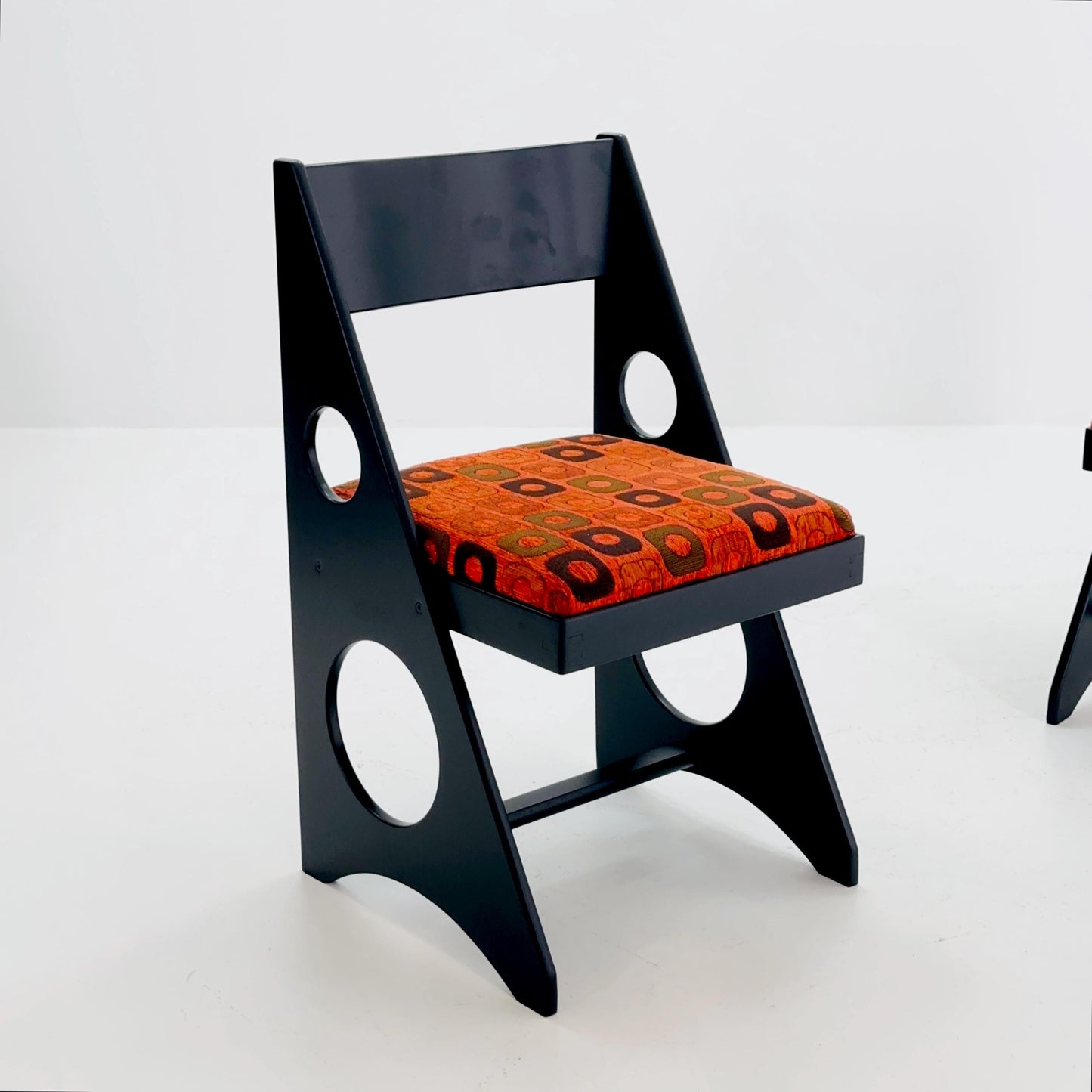 Set of 2 Mid Century Chairs by Gilbert Marklund for Furusnickarn AB, Sweden, 1970s