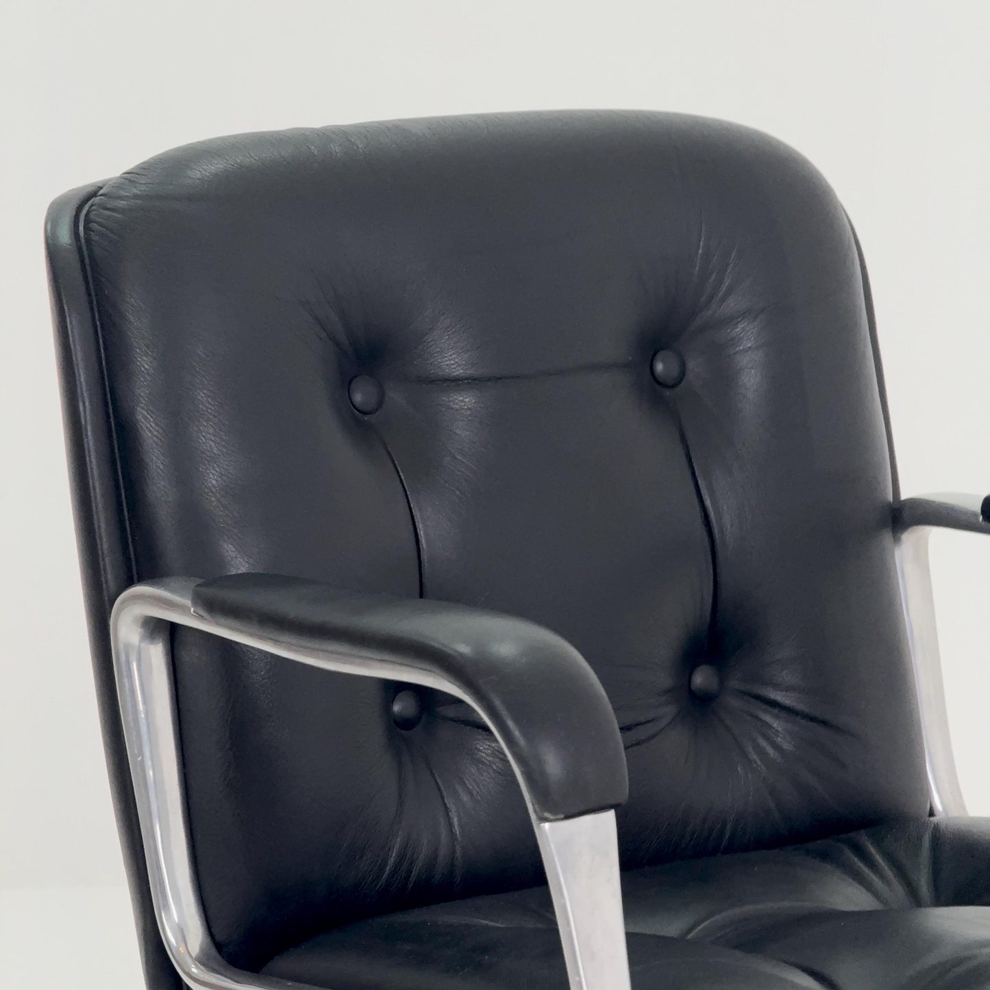 Mid Century Executive Swivel Desk Chair by Osvaldo Borsani for Blaha, 1980s