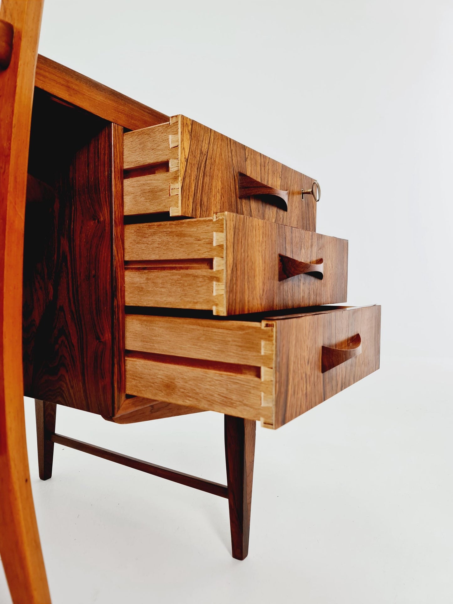 Rare Danish Rosewood Desk by Dyrlund Møbelfabrik, 1960s