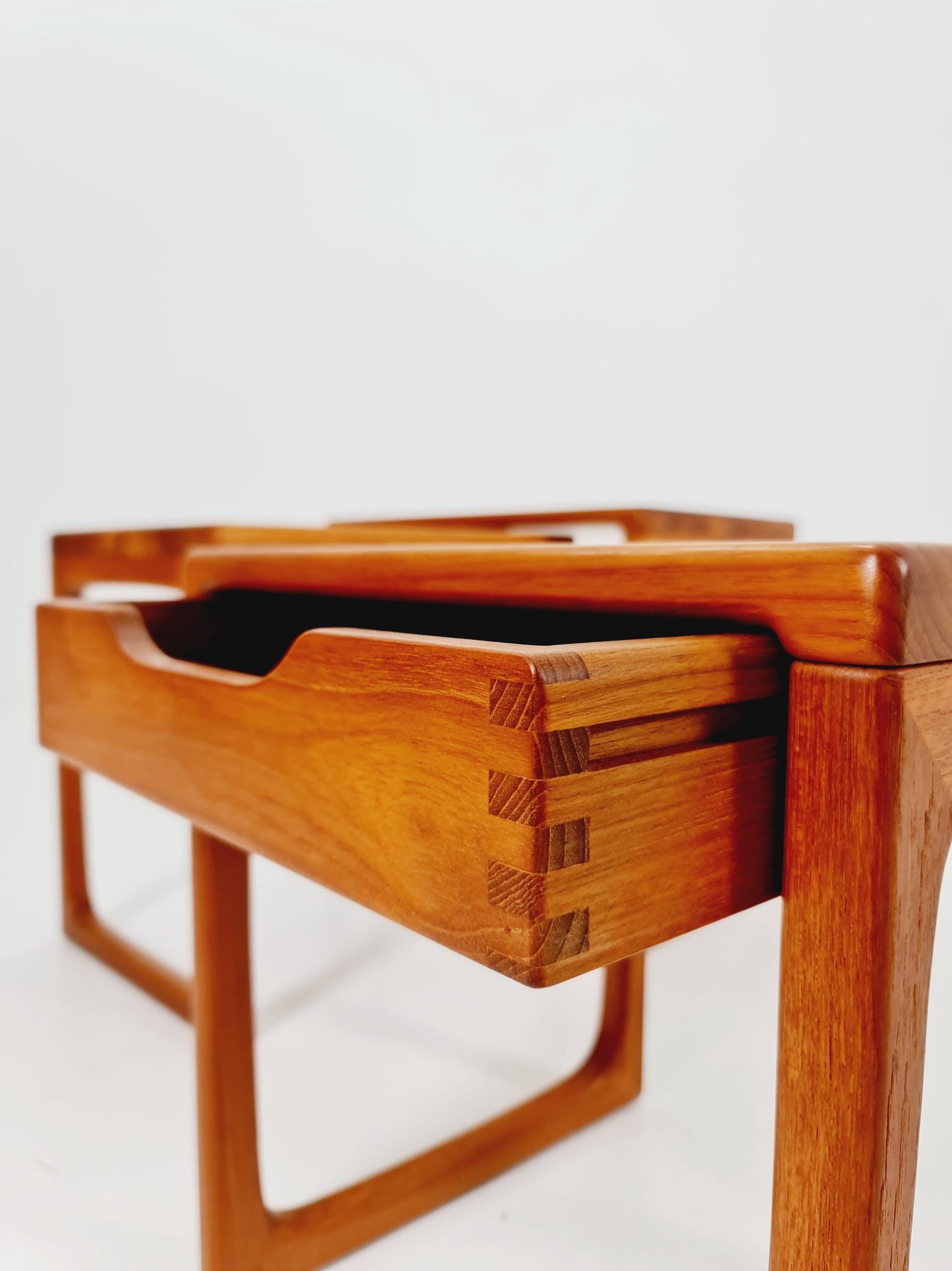 Midcentury Danish Solid teak Nesting Tables by Salin Nyborg 1960s