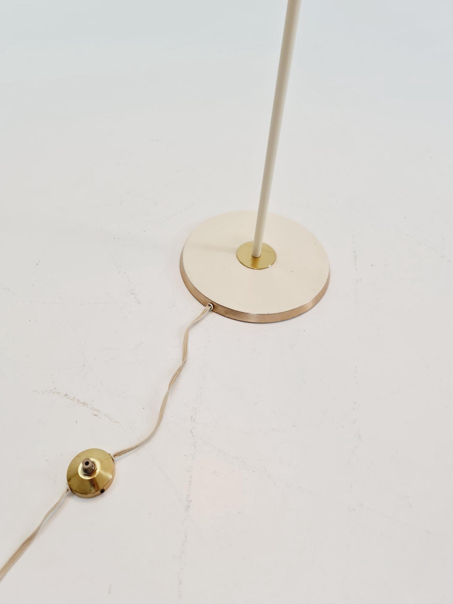 Mid century Super rare brass & Cocoon Floor lamp by Achille Castiglioni, Italy, 1960s