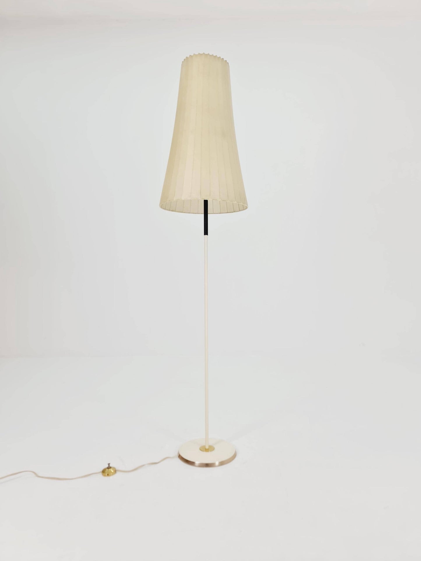 Mid century Super rare brass & Cocoon Floor lamp by Achille Castiglioni, Italy, 1960s