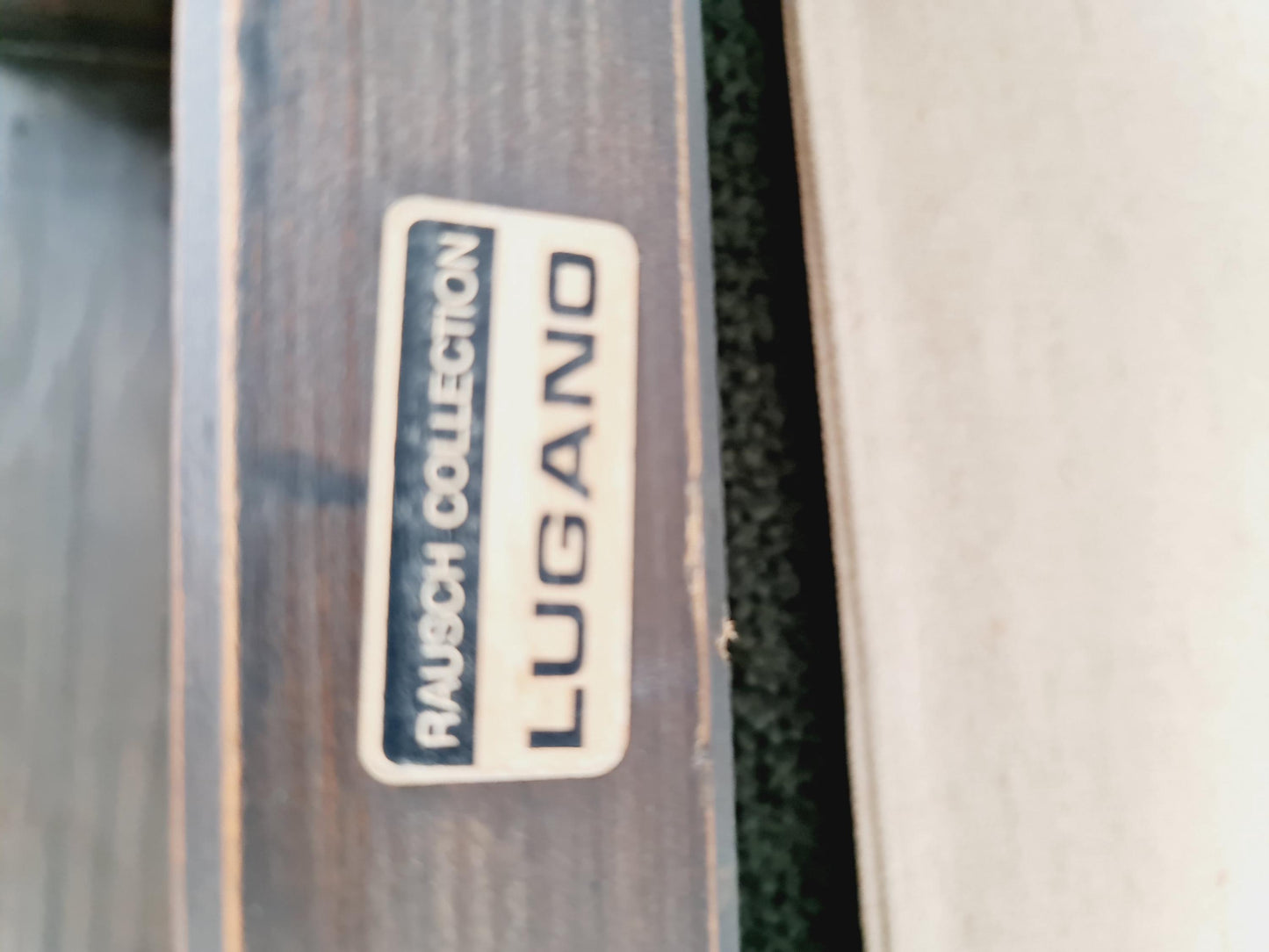 Mid Century Solid lounge chair/ Easy chair by Rausch collection Lugand , 1960s