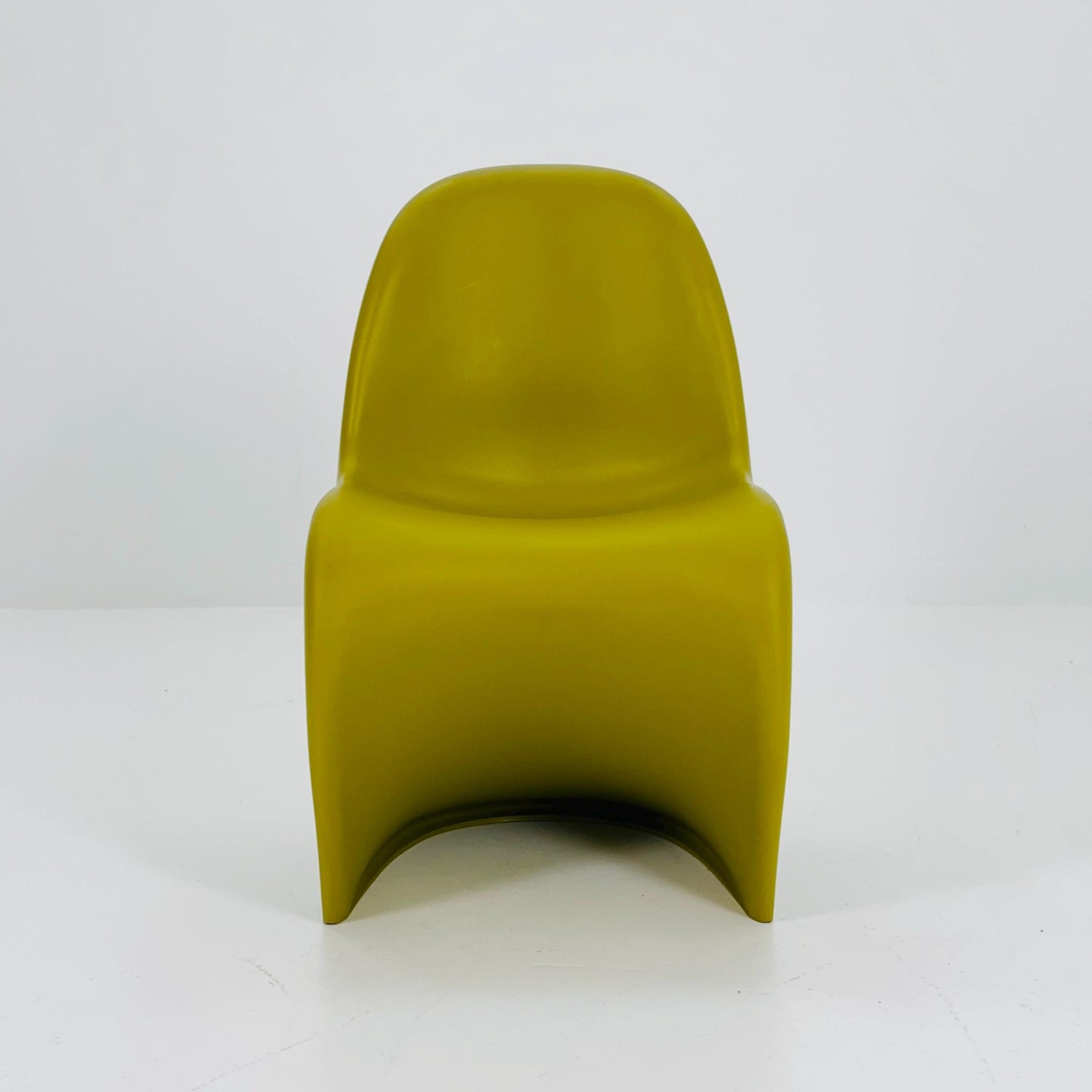 1 of 2 Orginal Limited Edition Verner Panton chair in Mustard ABS germany by Vitra 2012