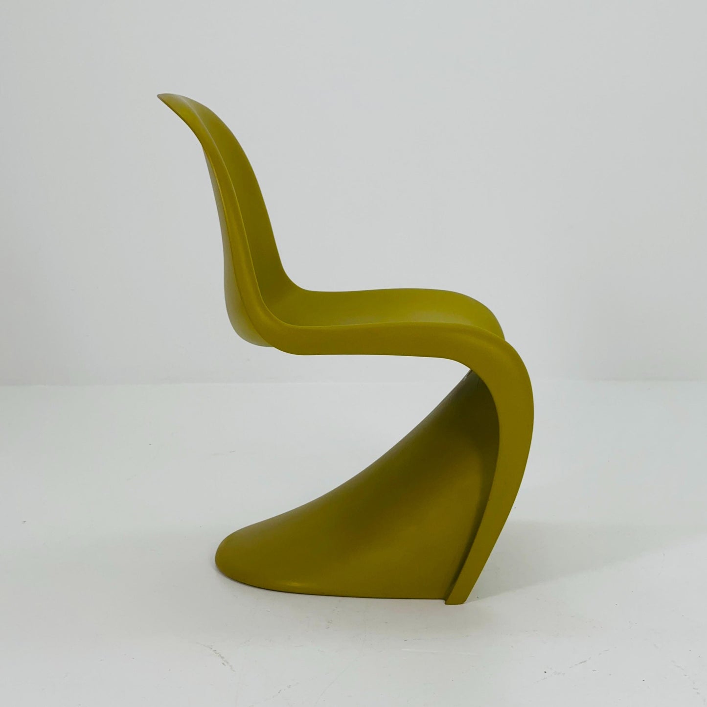 1 of 2 Orginal Limited Edition Verner Panton chair in Mustard ABS germany by Vitra 2012