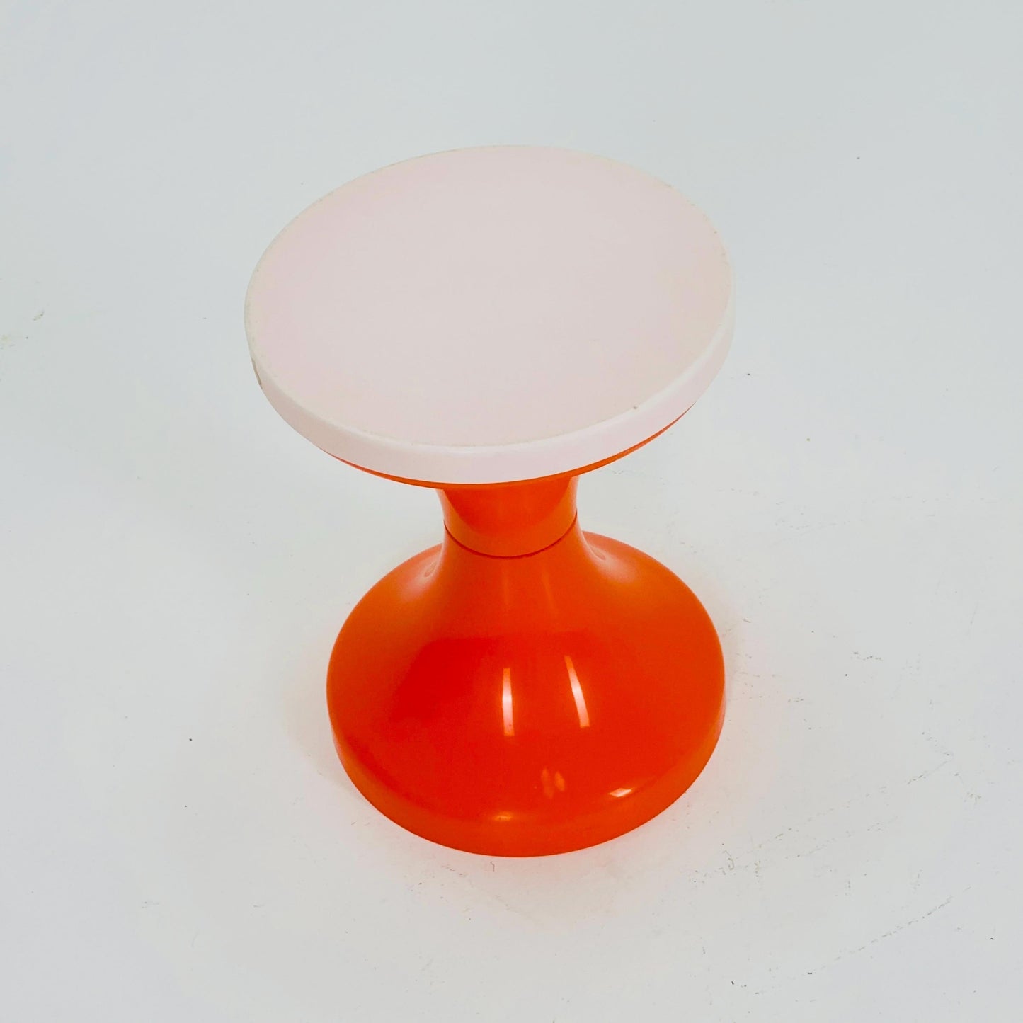 Space age Round German Tuilp stools plastic by Isopelka, 1970s