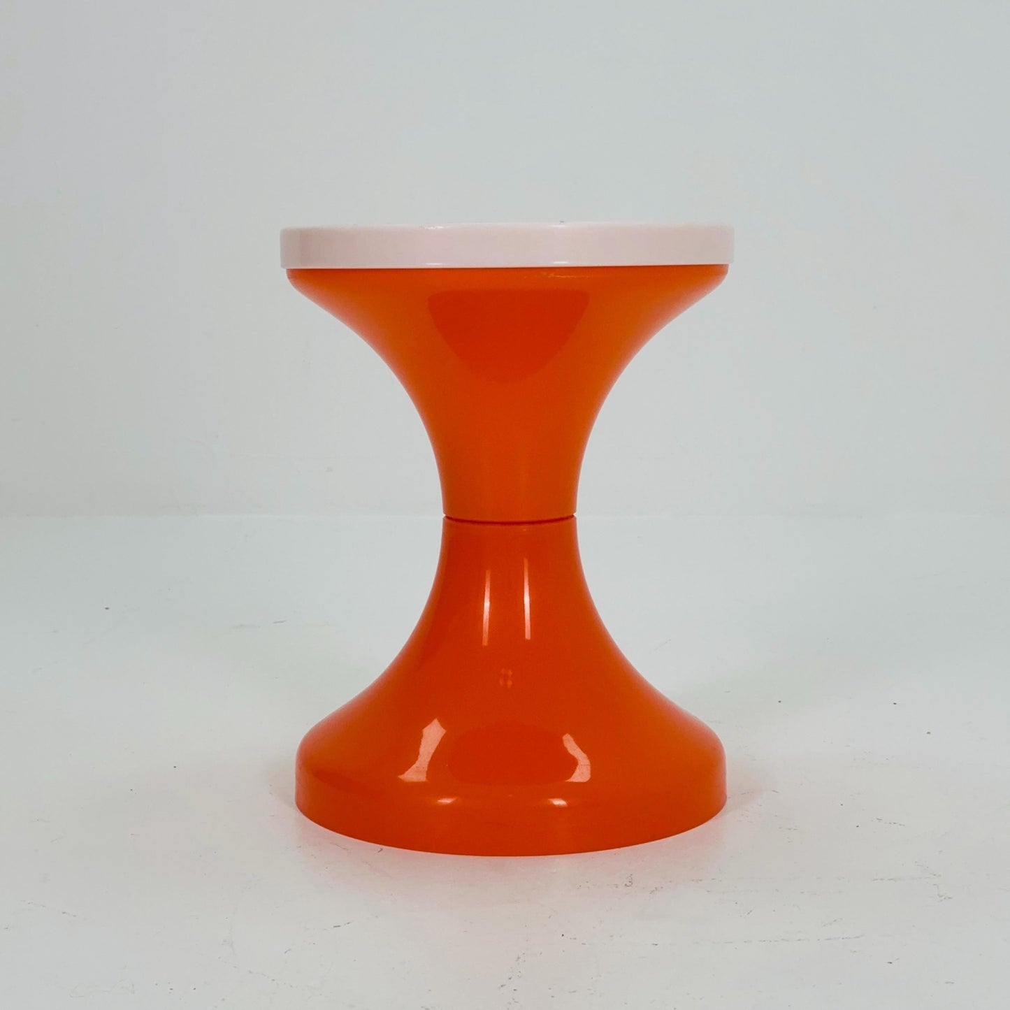Space age Round German Tuilp stools plastic by Isopelka, 1970s