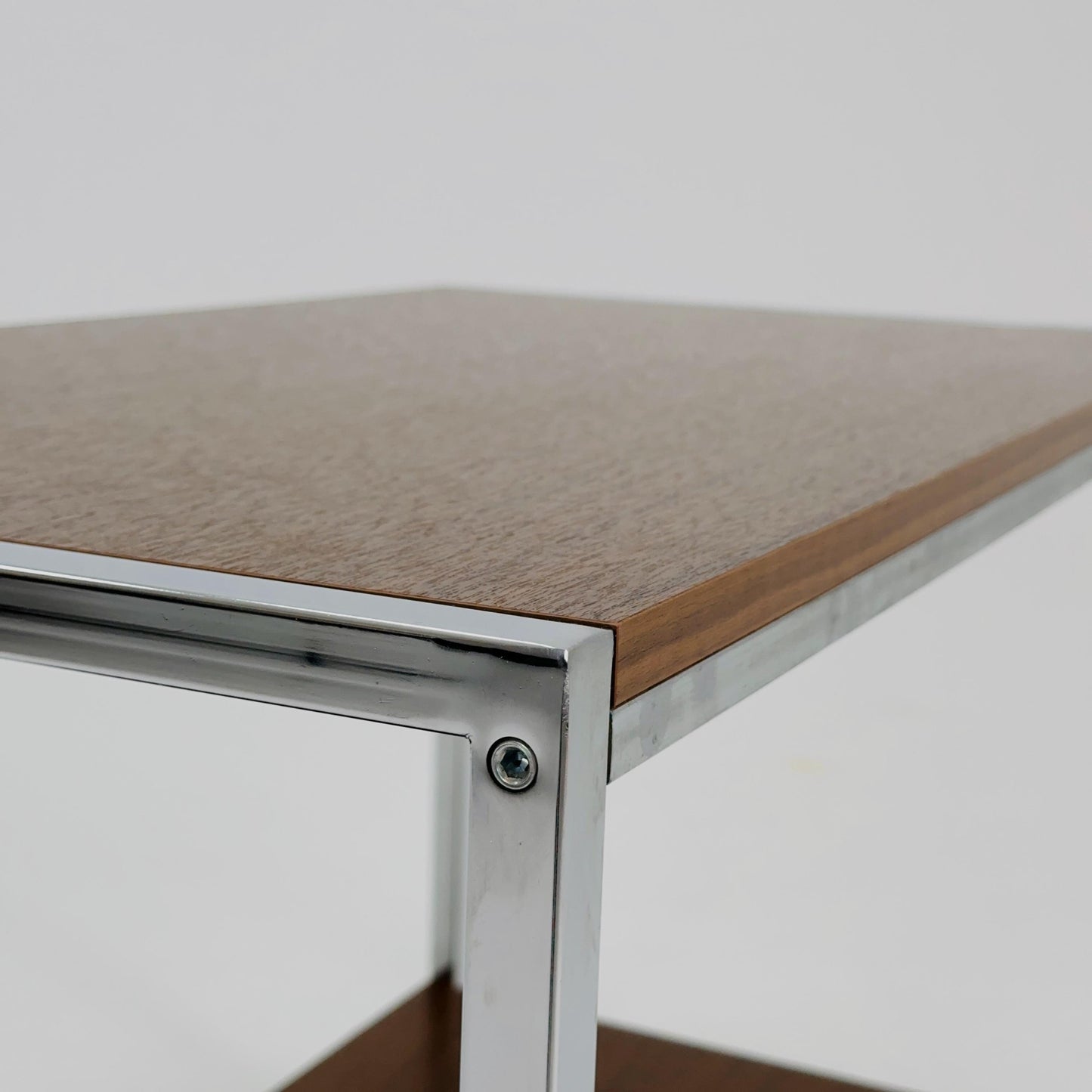 Mid-Century Bauhaus coffee table & Trolly 1970s Germany