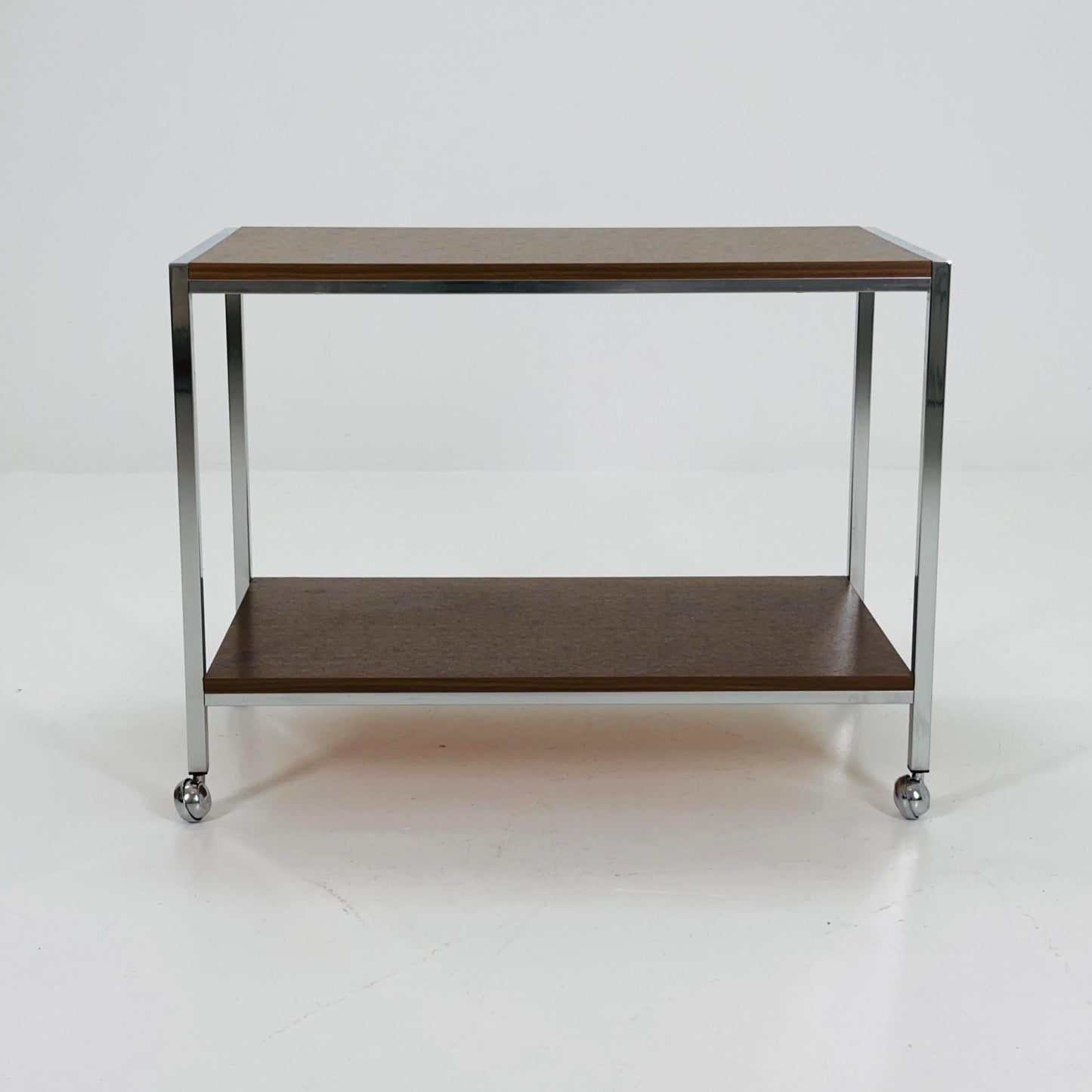 Mid-Century Bauhaus coffee table & Trolly 1970s Germany