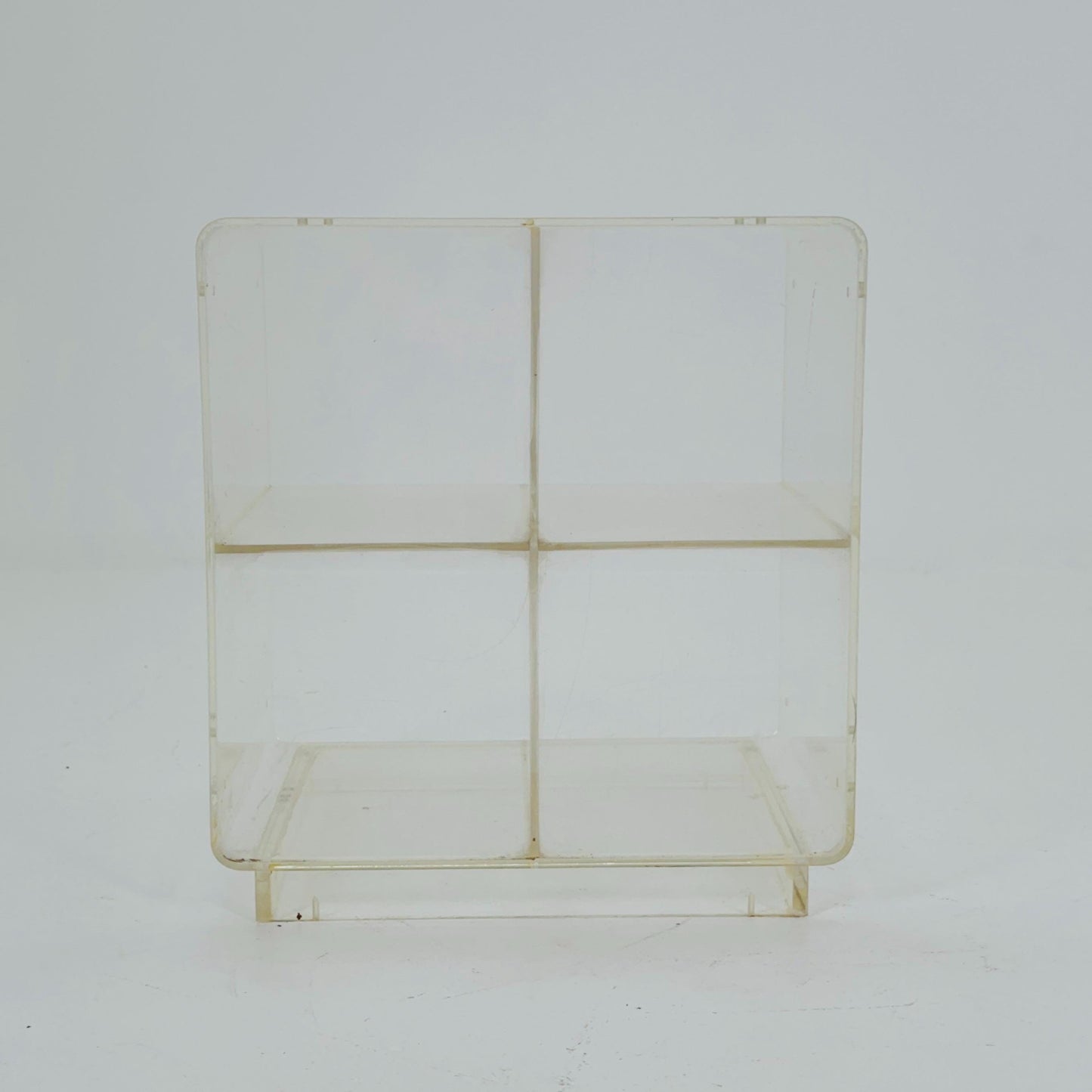 Space age Plexiglass coffee table /console 1970s.