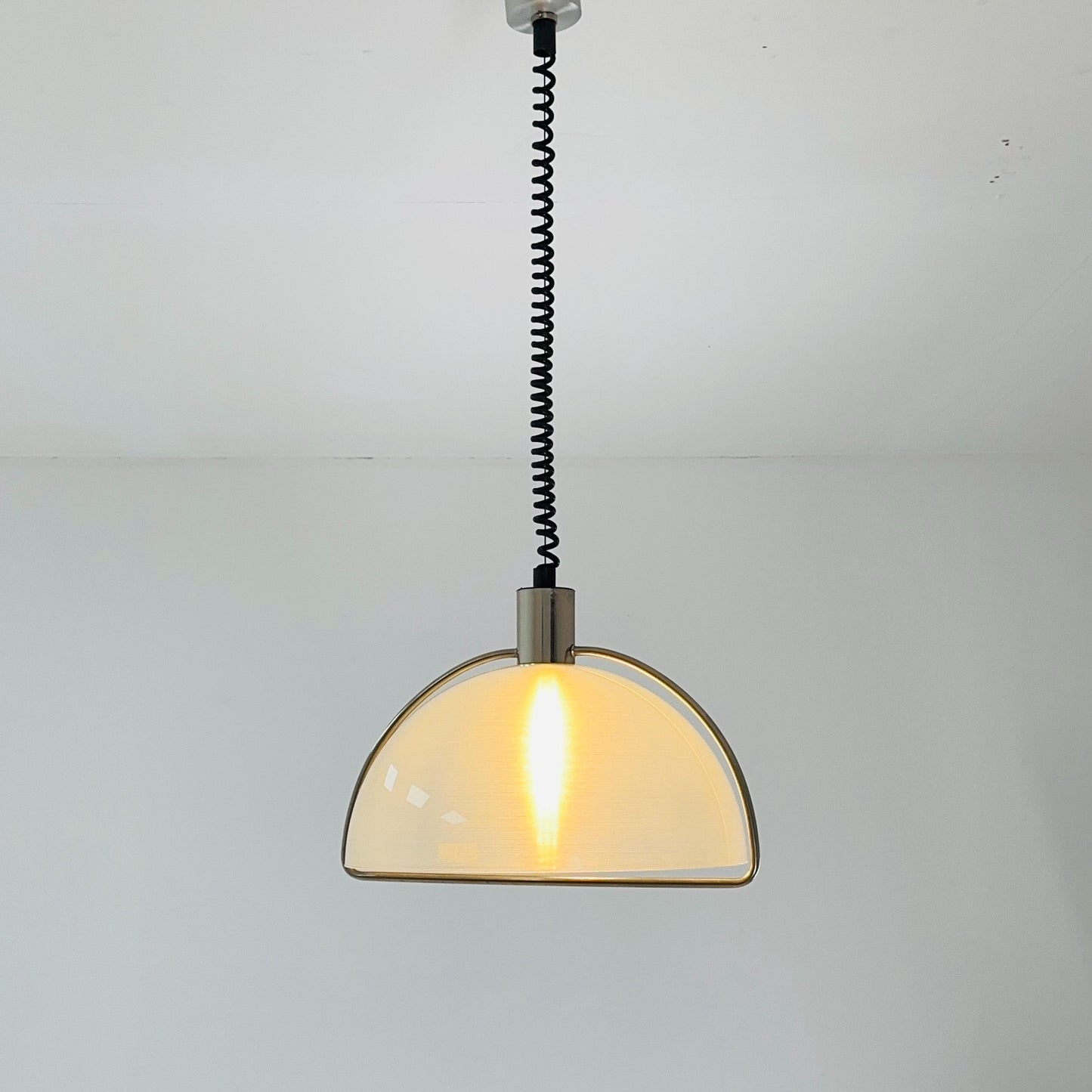 Space age pendant lamp designed by Harvey Guzzini, Italy, 1970s
