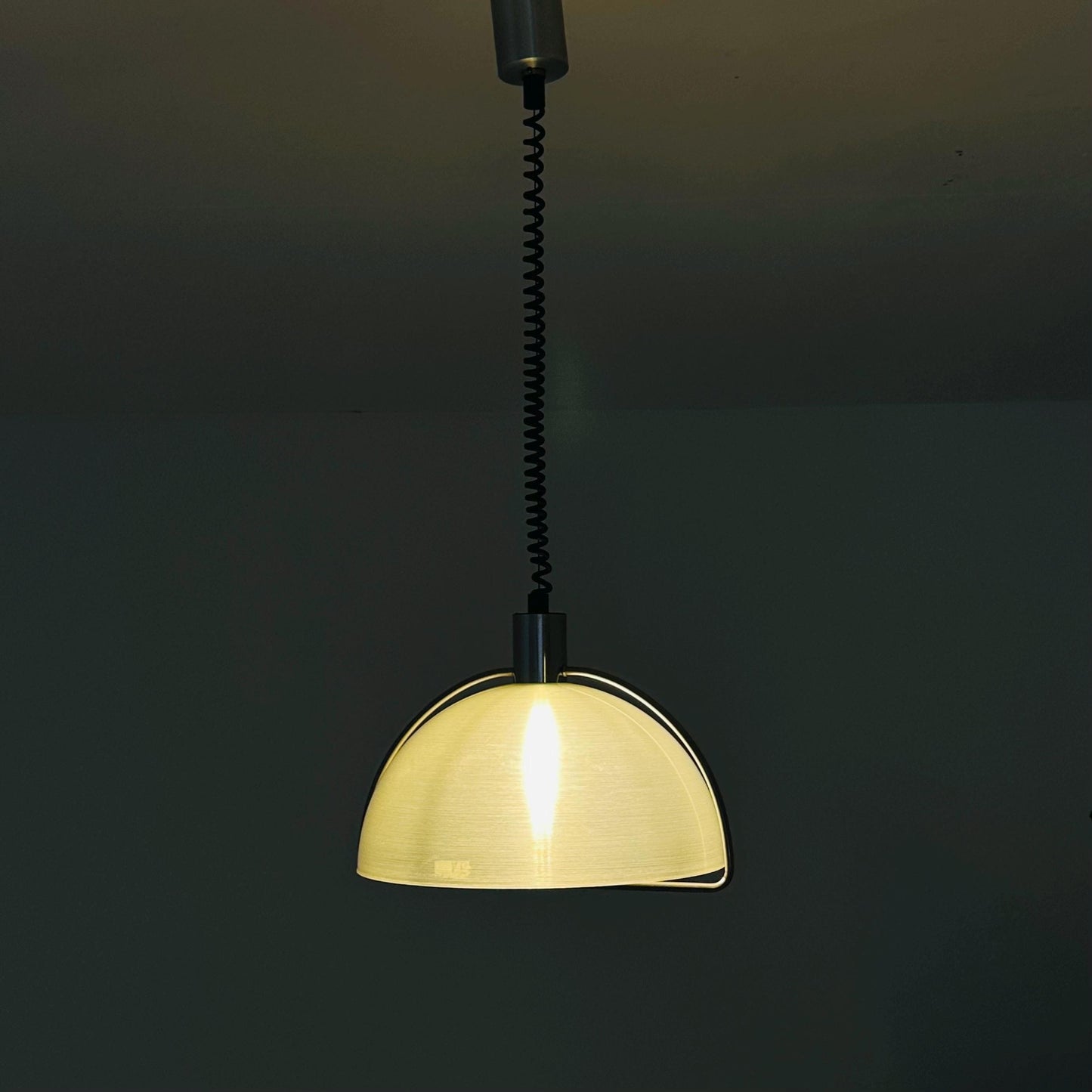 Space age pendant lamp designed by Harvey Guzzini, Italy, 1970s