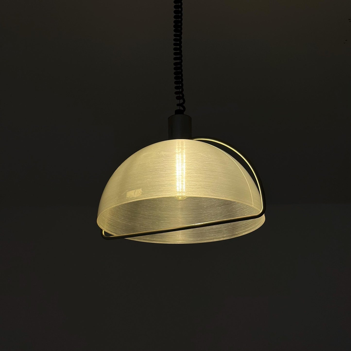 Space age pendant lamp designed by Harvey Guzzini, Italy, 1970s