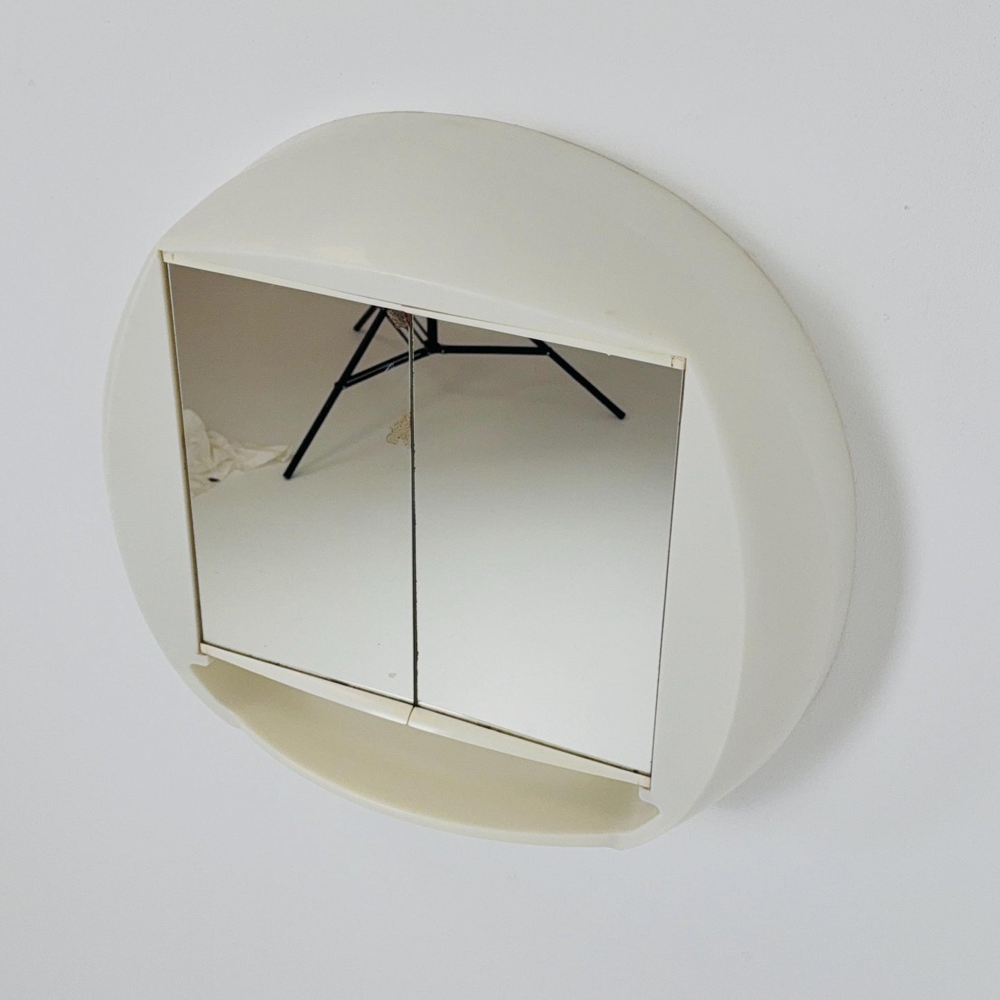 Mid century Space Age backlit Bathroom Cabinet by Allibert, France, 1970s