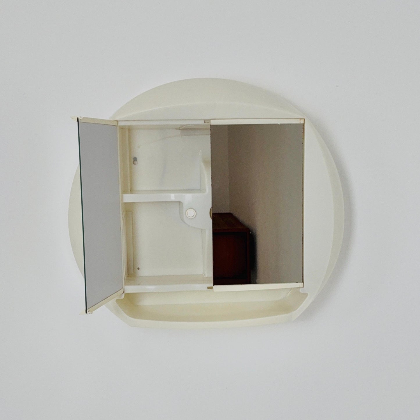 Mid century Space Age backlit Bathroom Cabinet by Allibert, France, 1970s