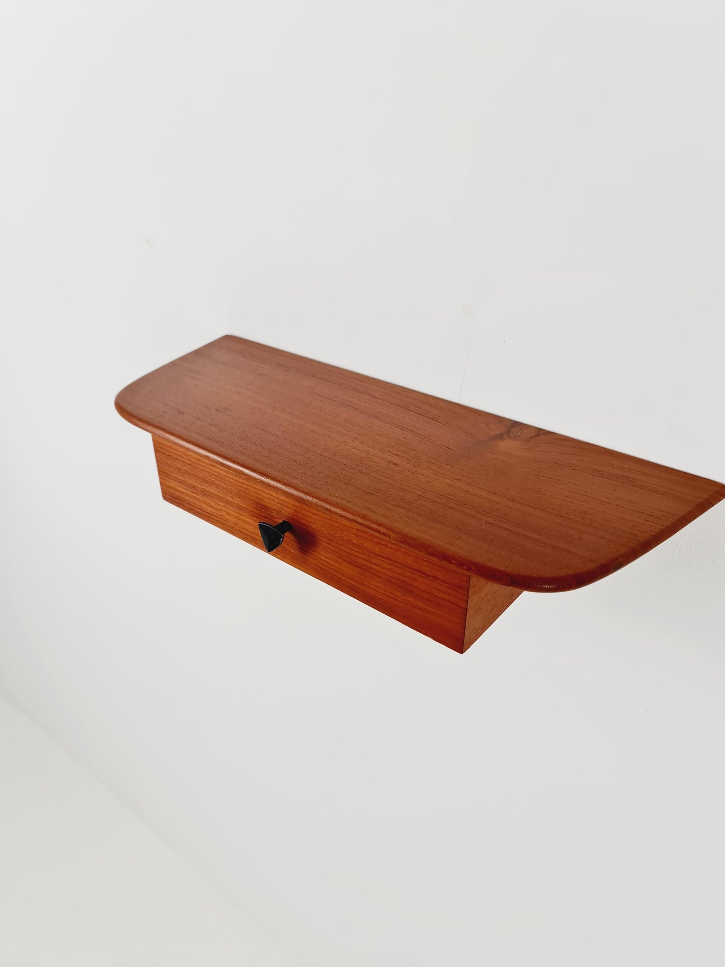 Dansih teak floating/ hanging bedside table/ nightstand, 1960s