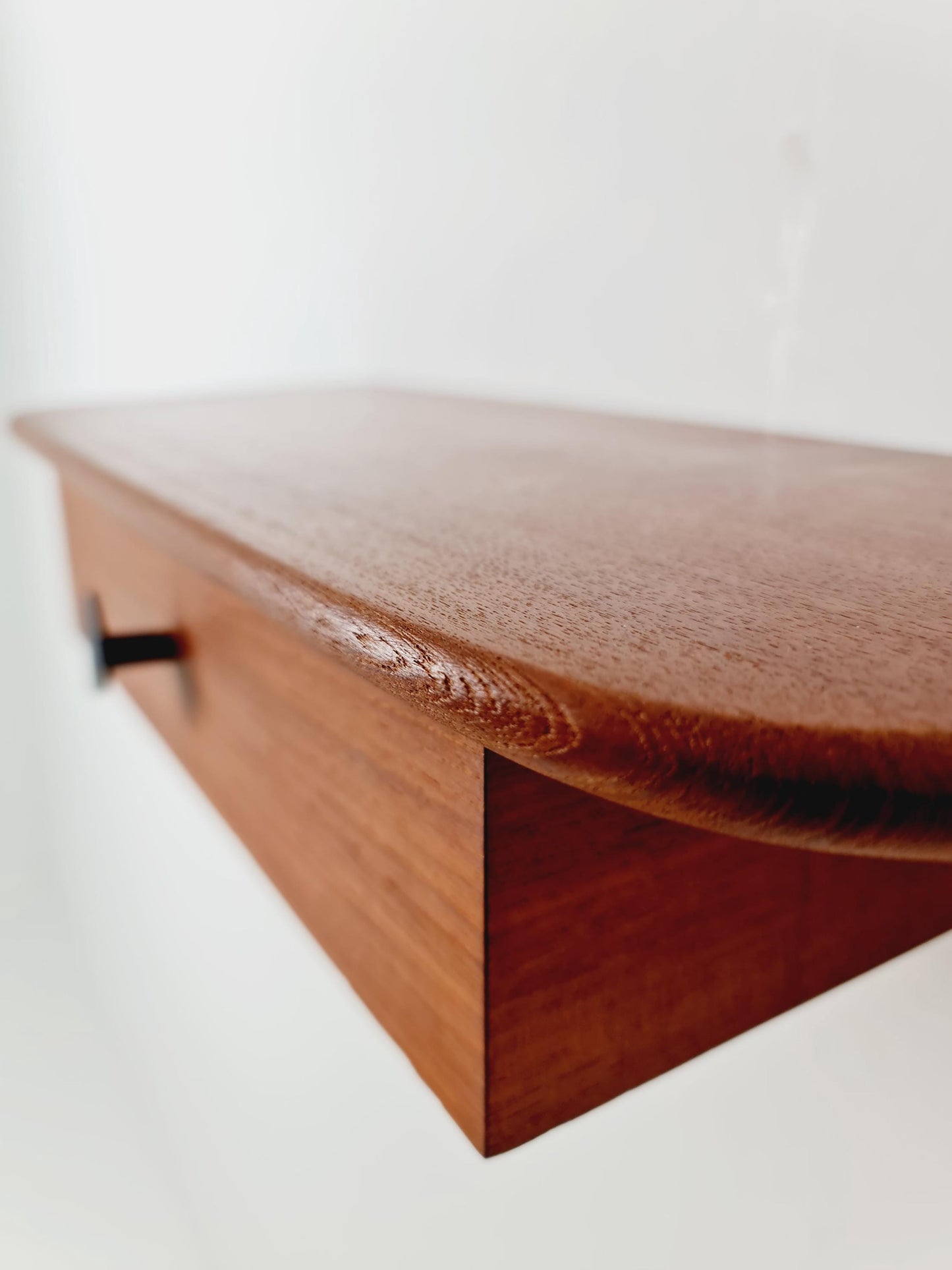 Dansih teak floating/ hanging bedside table/ nightstand, 1960s