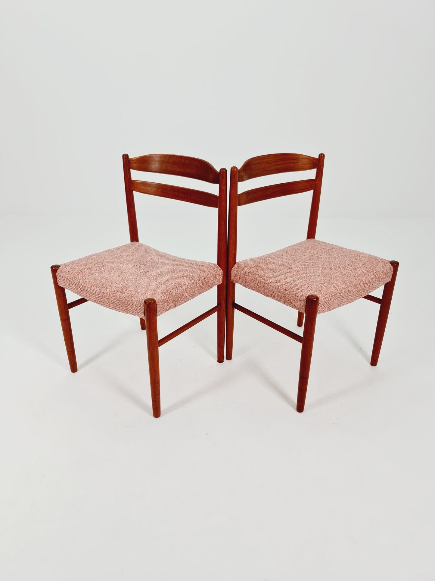 Swedish teak dining chairs by Carl Ekström for Albin Johansson 1960s, set of 2
