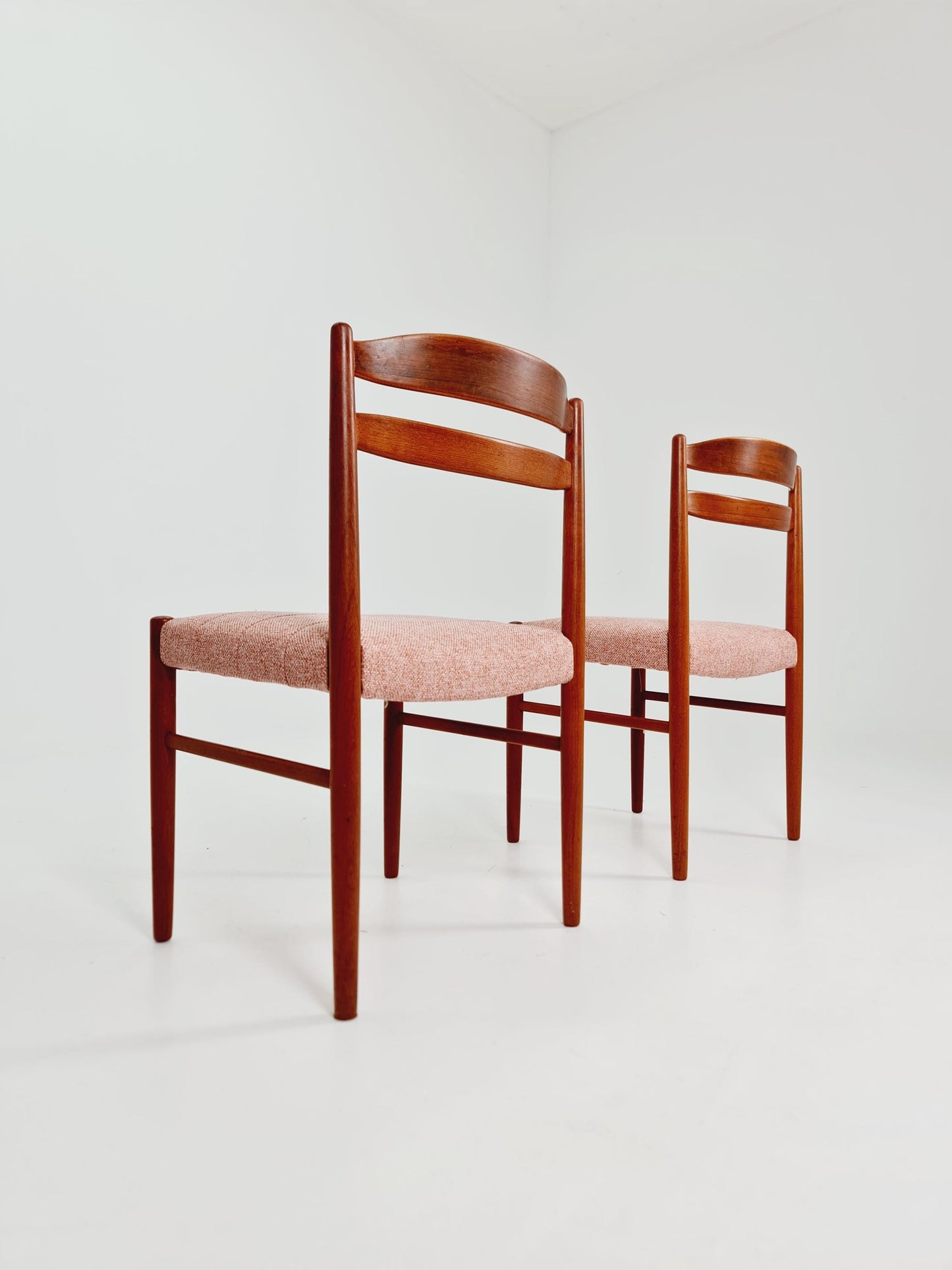 Swedish teak dining chairs by Carl Ekström for Albin Johansson 1960s, set of 2