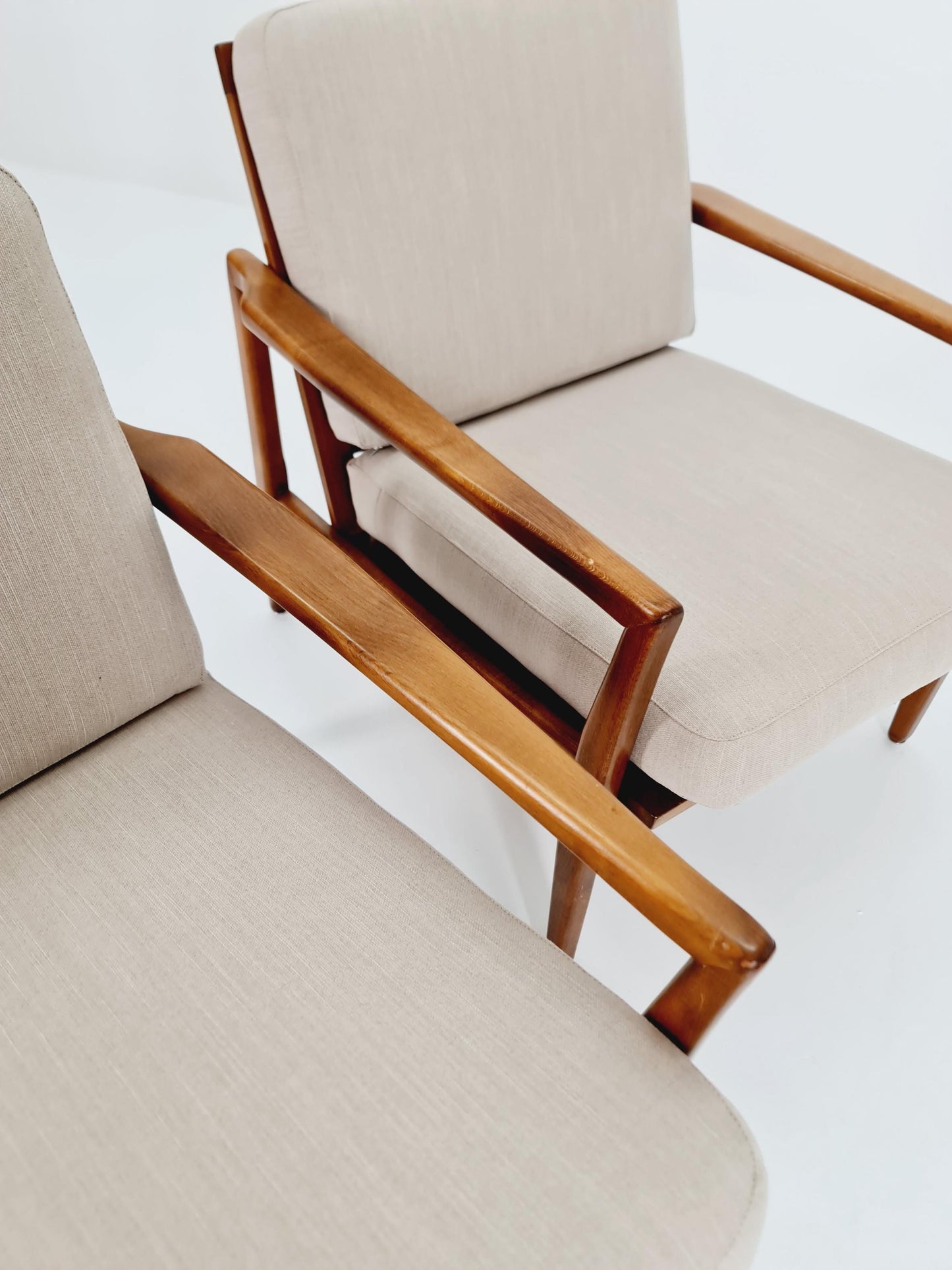 Mid-century pair of German lounge armchair, 1960s