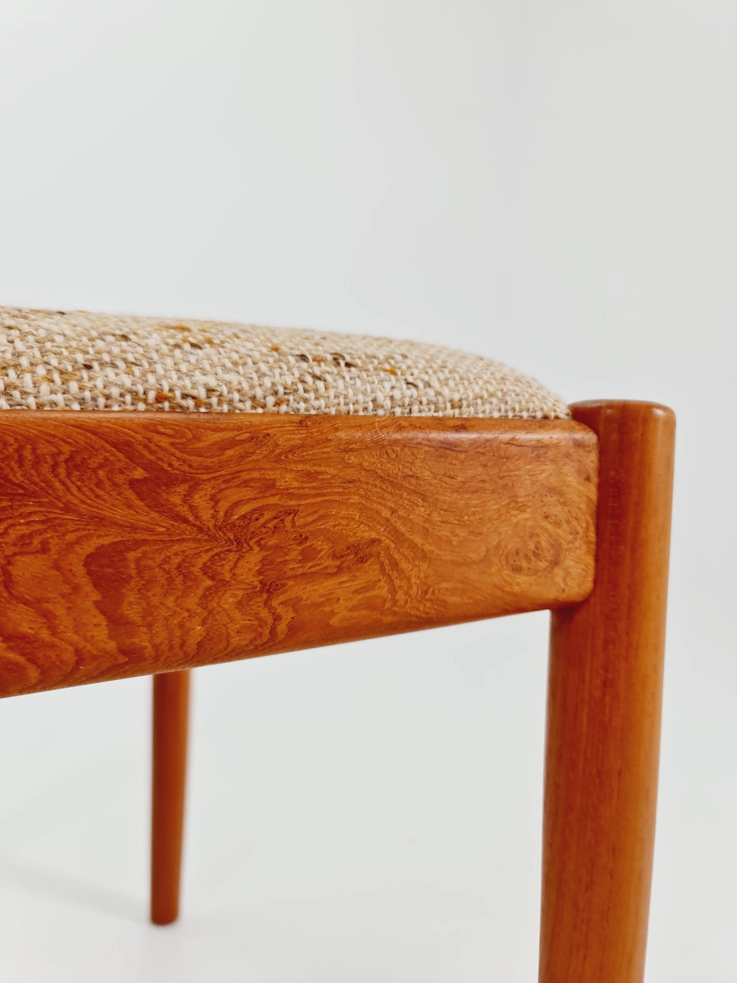Vintage Danish solid teak dining chair by Niels Koefoed for Koefoed Hornslet , 1960s,