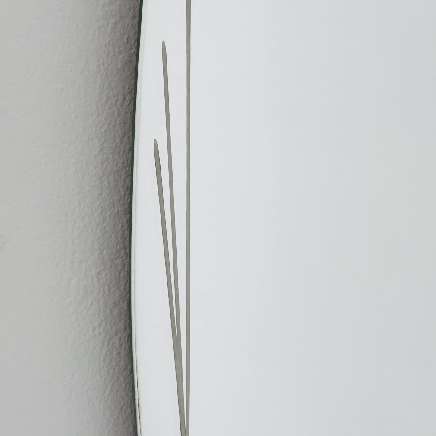 Kristall Mid Century asymmetric wall Mirror by lenzgold Nieren Spiegel - Kidney mirror 1960s rockabilly Germany
