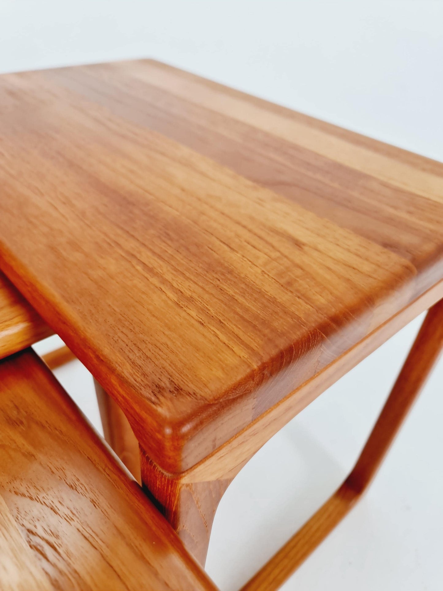 Midcentury Danish Solid teak Nesting Tables by Salin Nyborg 1960s