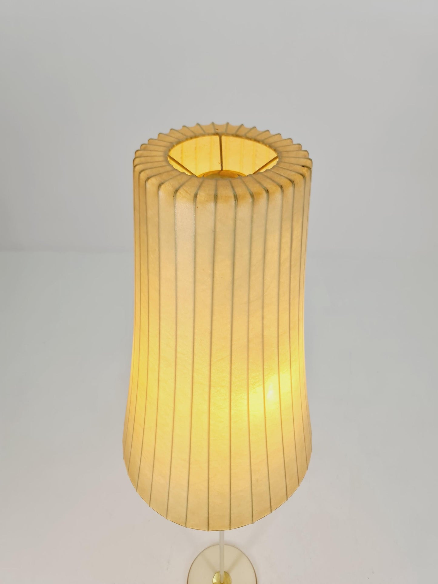Mid century Super rare brass & Cocoon Floor lamp by Achille Castiglioni, Italy, 1960s