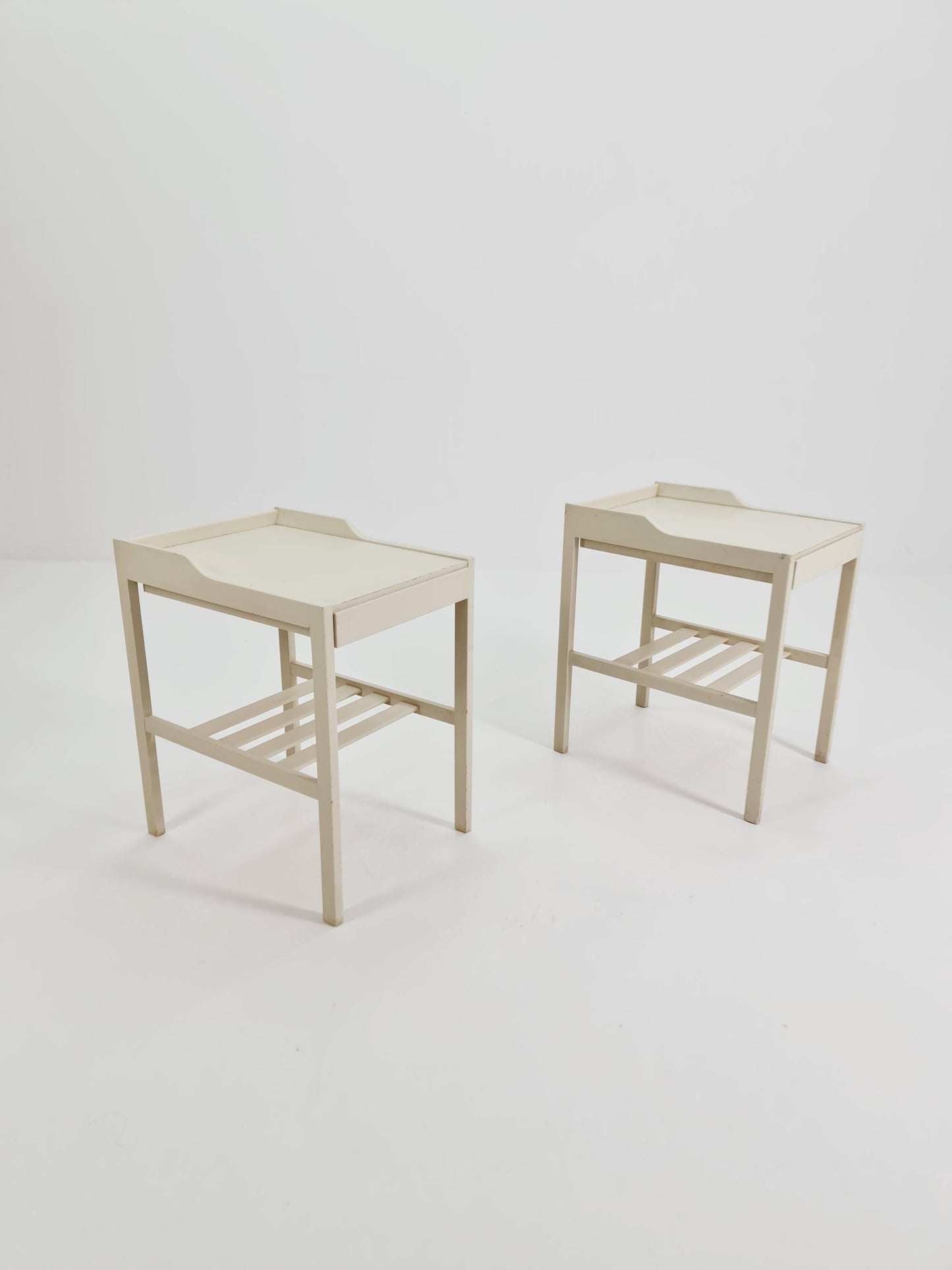 Swedish nightstands mid century design by Bertil Fridhagen for Bodafors ,1960