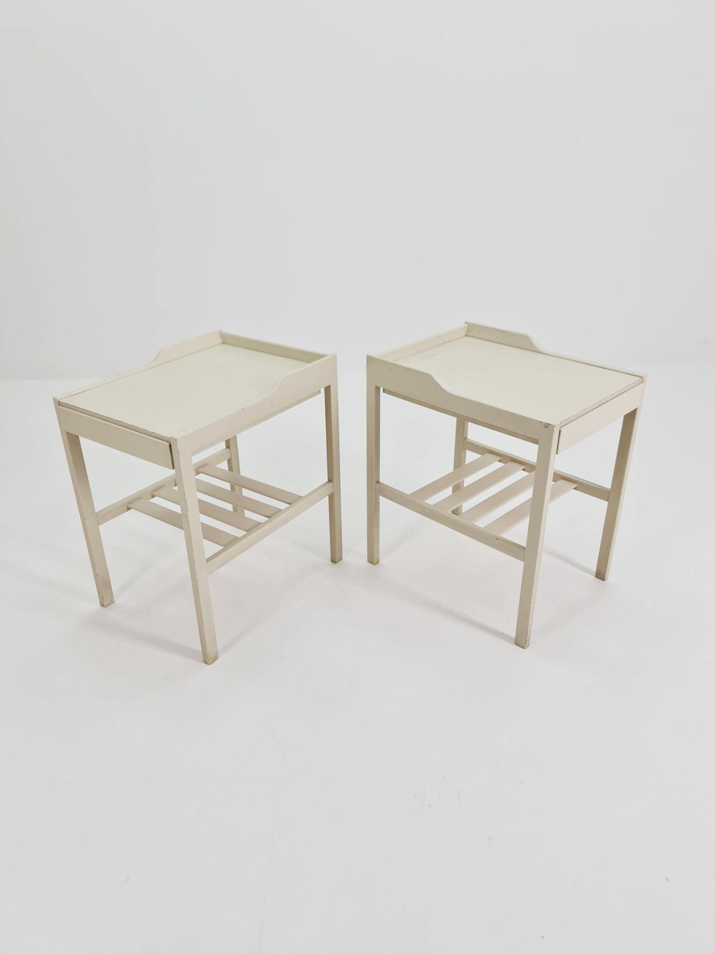 Swedish nightstands mid century design by Bertil Fridhagen for Bodafors ,1960