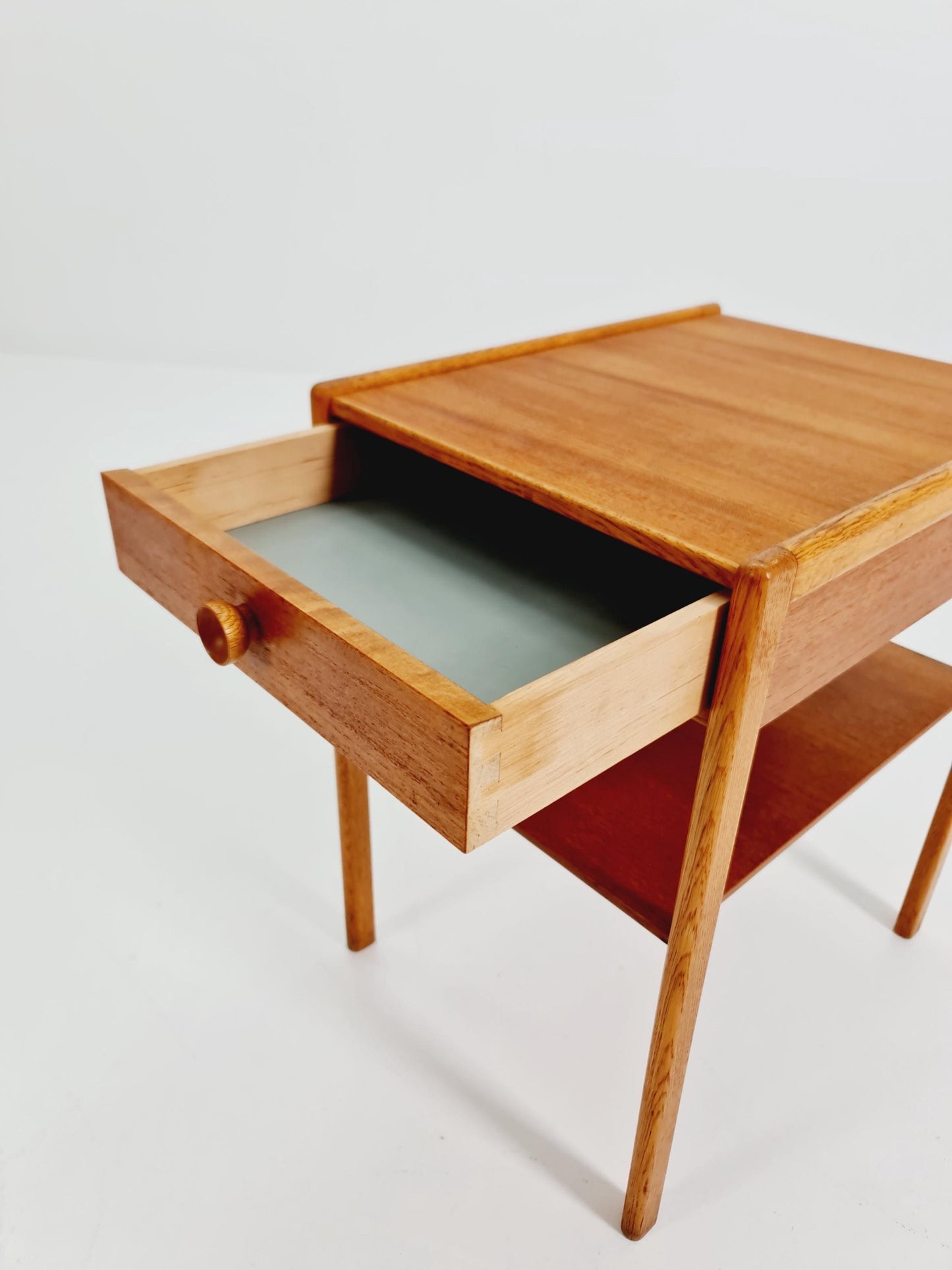 Midcentury danish Teak Vintage Side table by A.B Erik Andersson straight from the sixties